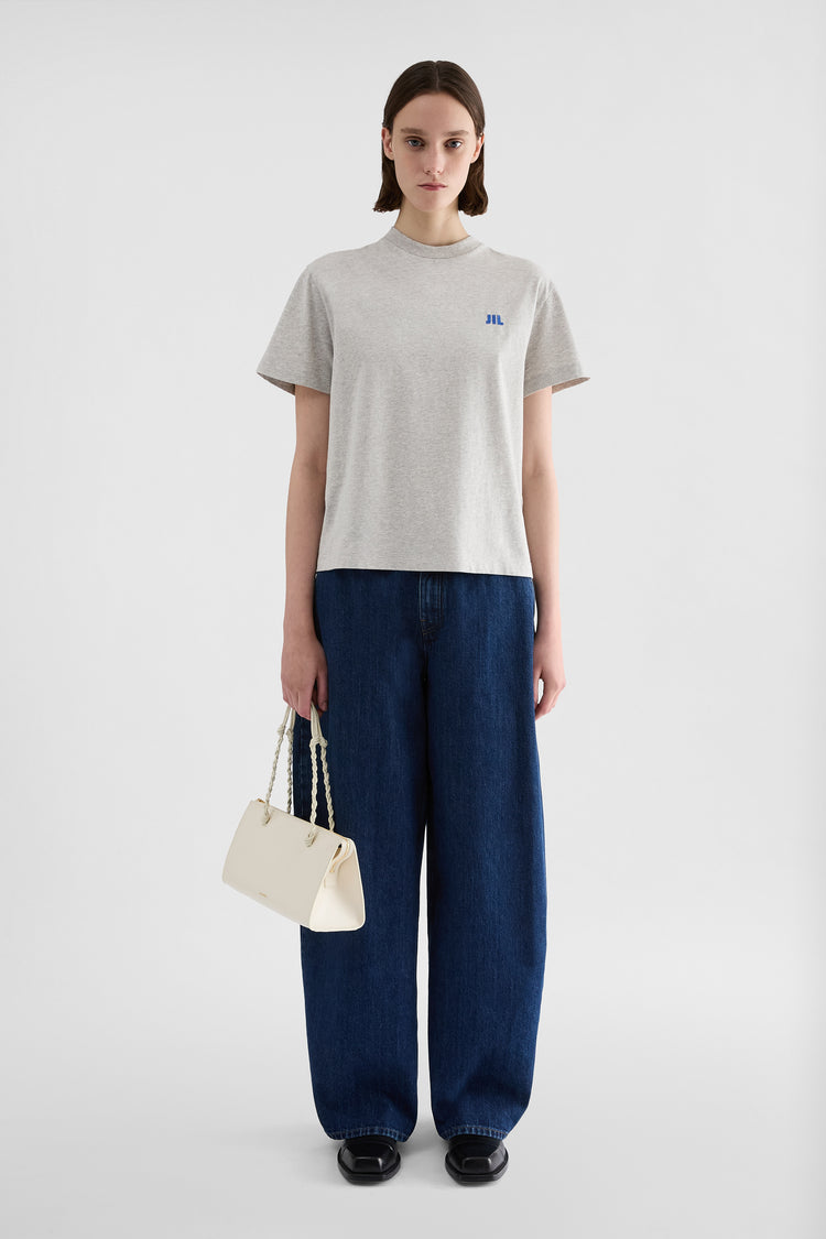 جيل ساندر cotton crew-neck t-shirt لـ النساء