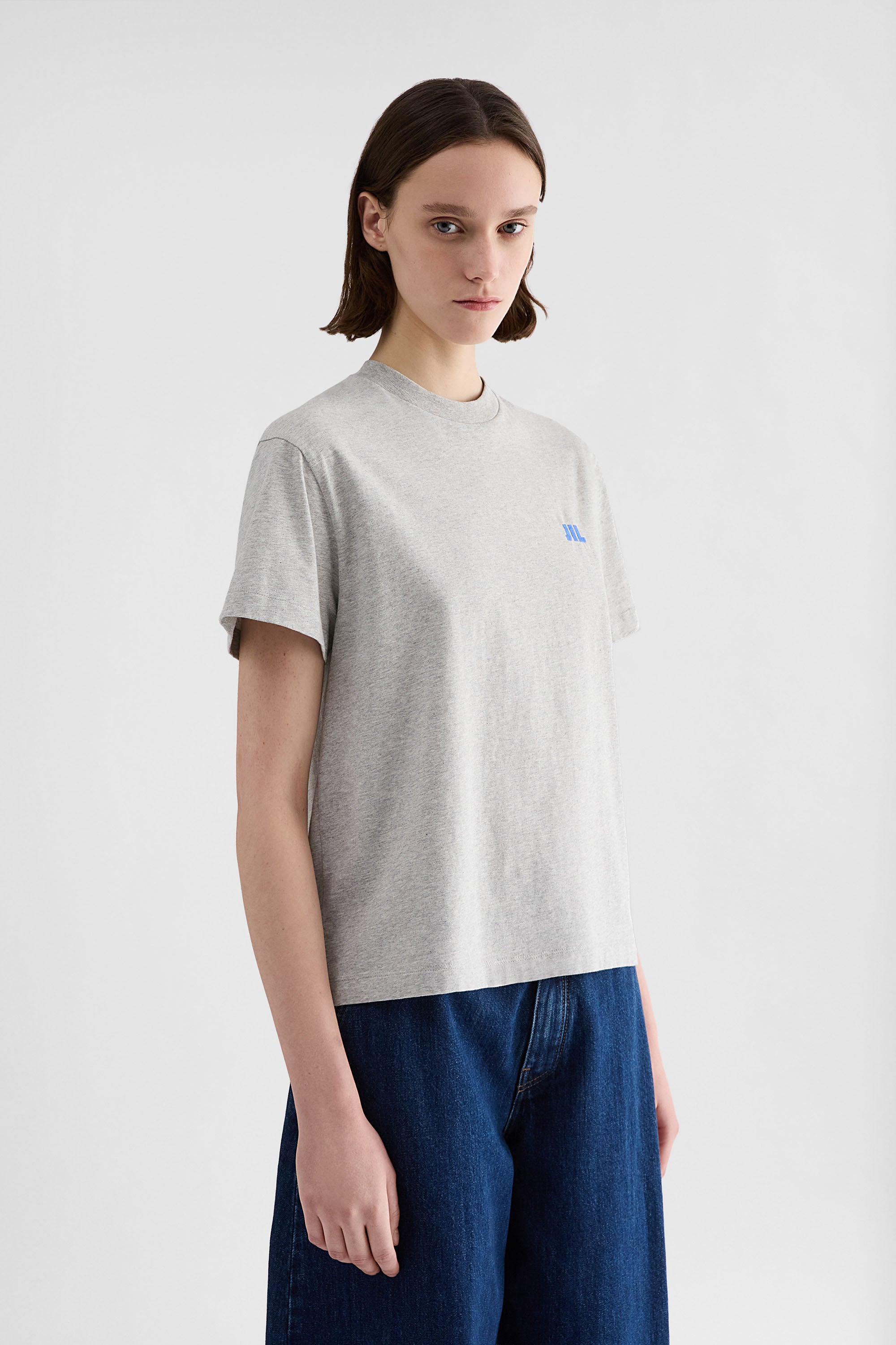 جيل ساندر cotton crew-neck t-shirt لـ النساء