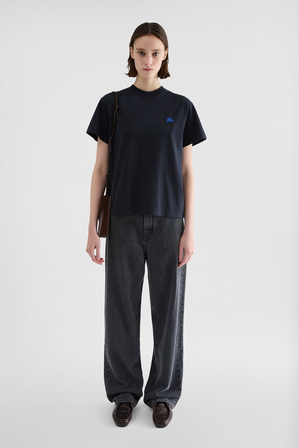جيل ساندر cotton crew-neck t-shirt لـ النساء