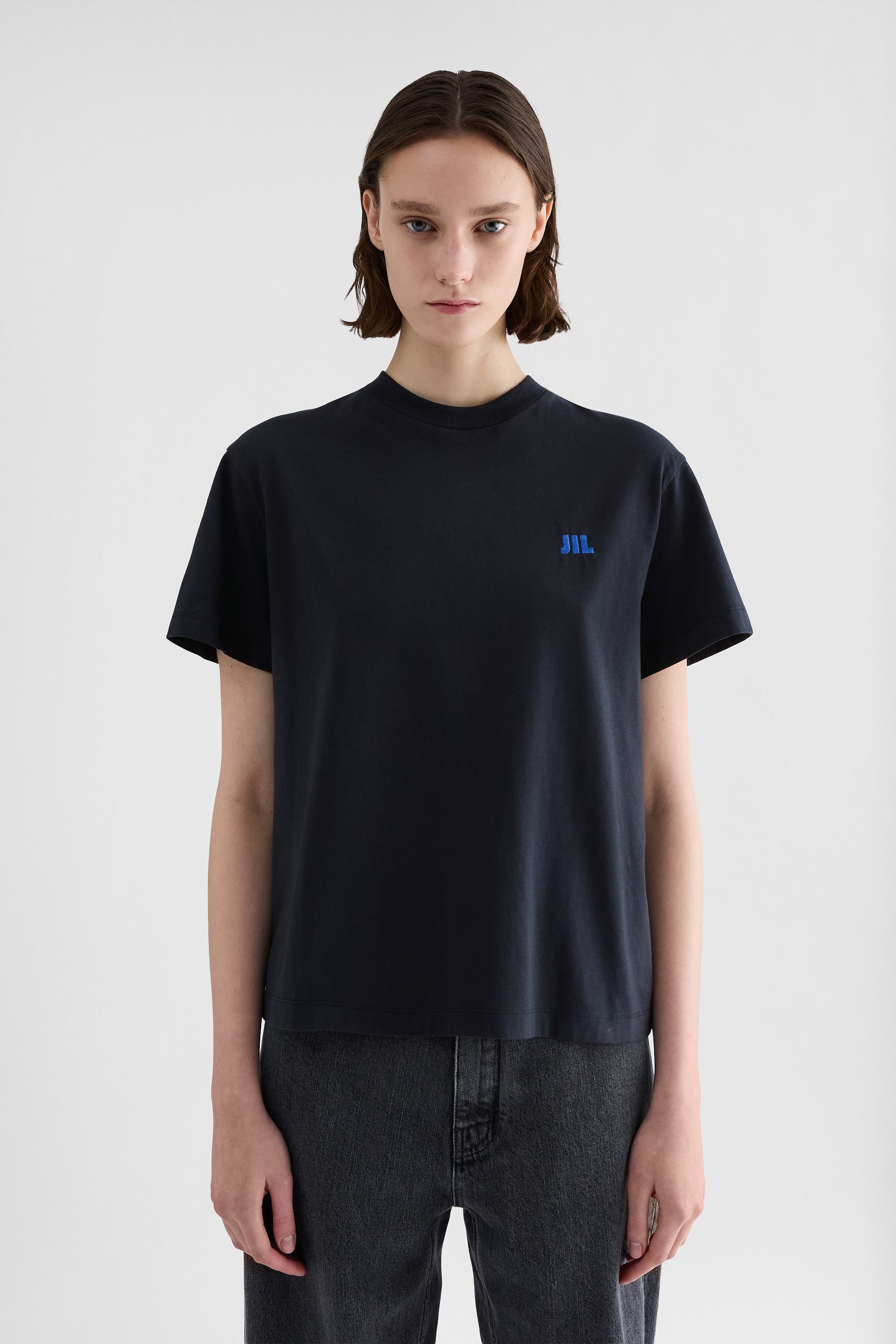 جيل ساندر cotton crew-neck t-shirt لـ النساء