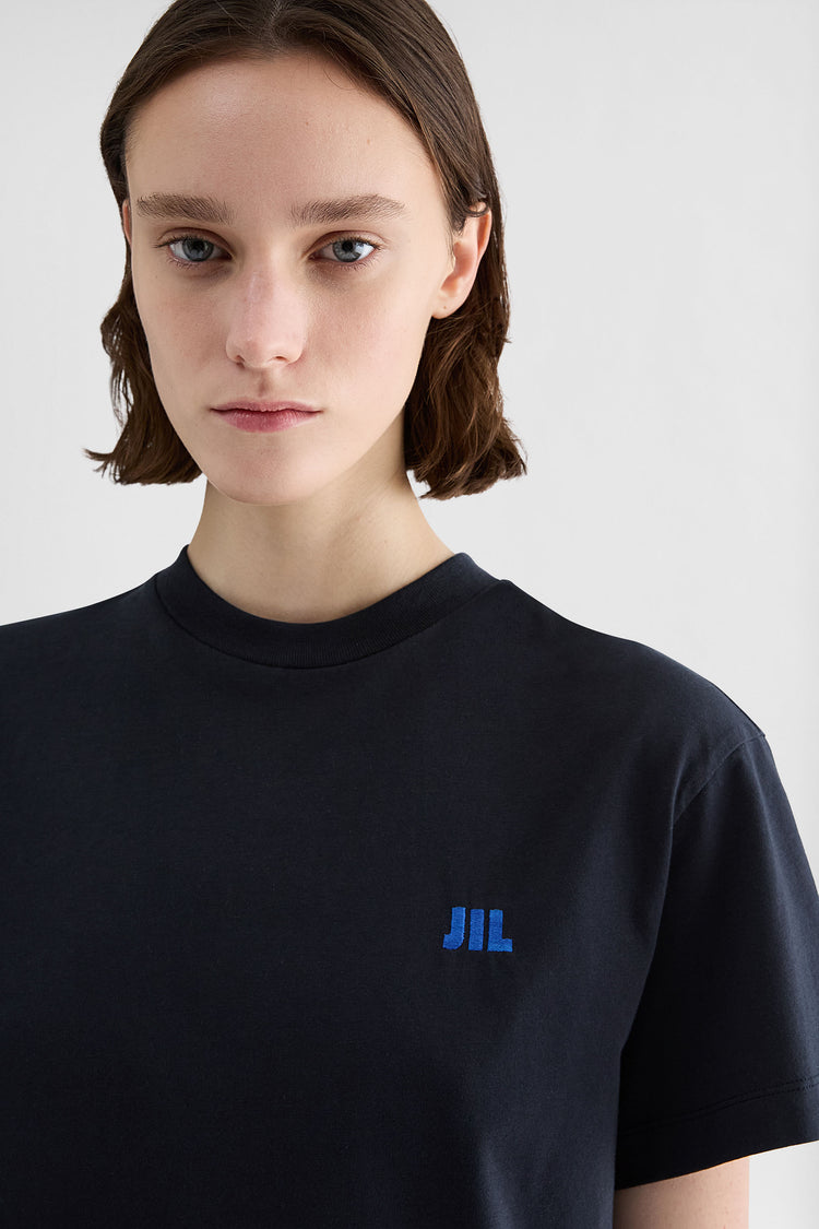 جيل ساندر cotton crew-neck t-shirt لـ النساء