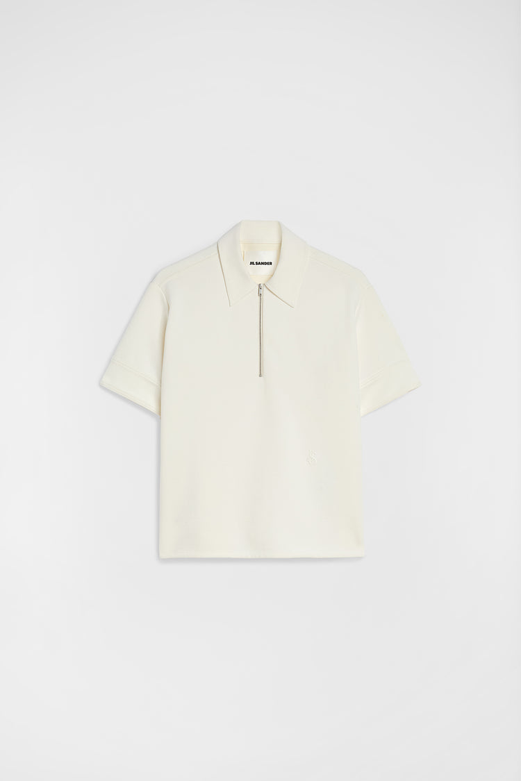 jil sander cotton blend polo t-shirt for women