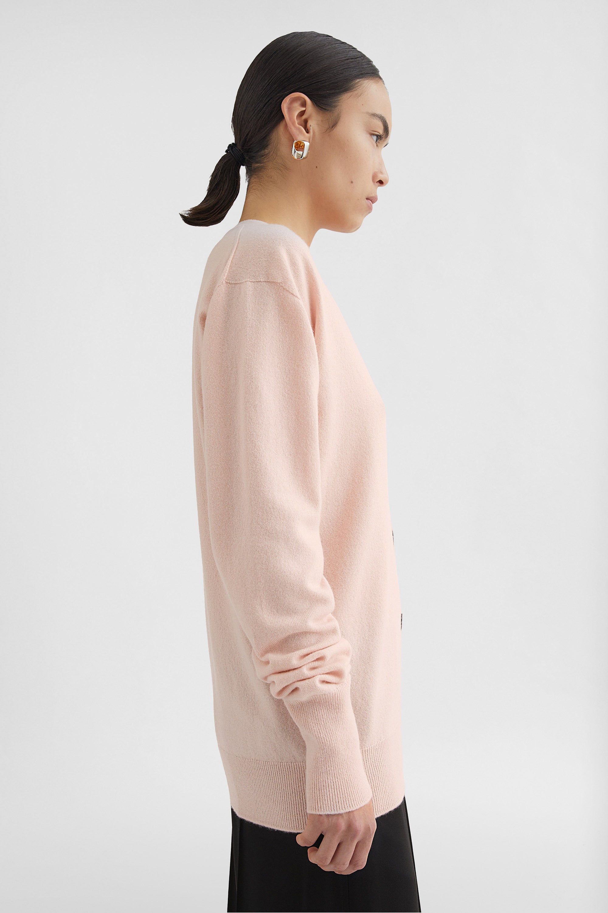 Lightweight Cashmere V-Neck Cardigan