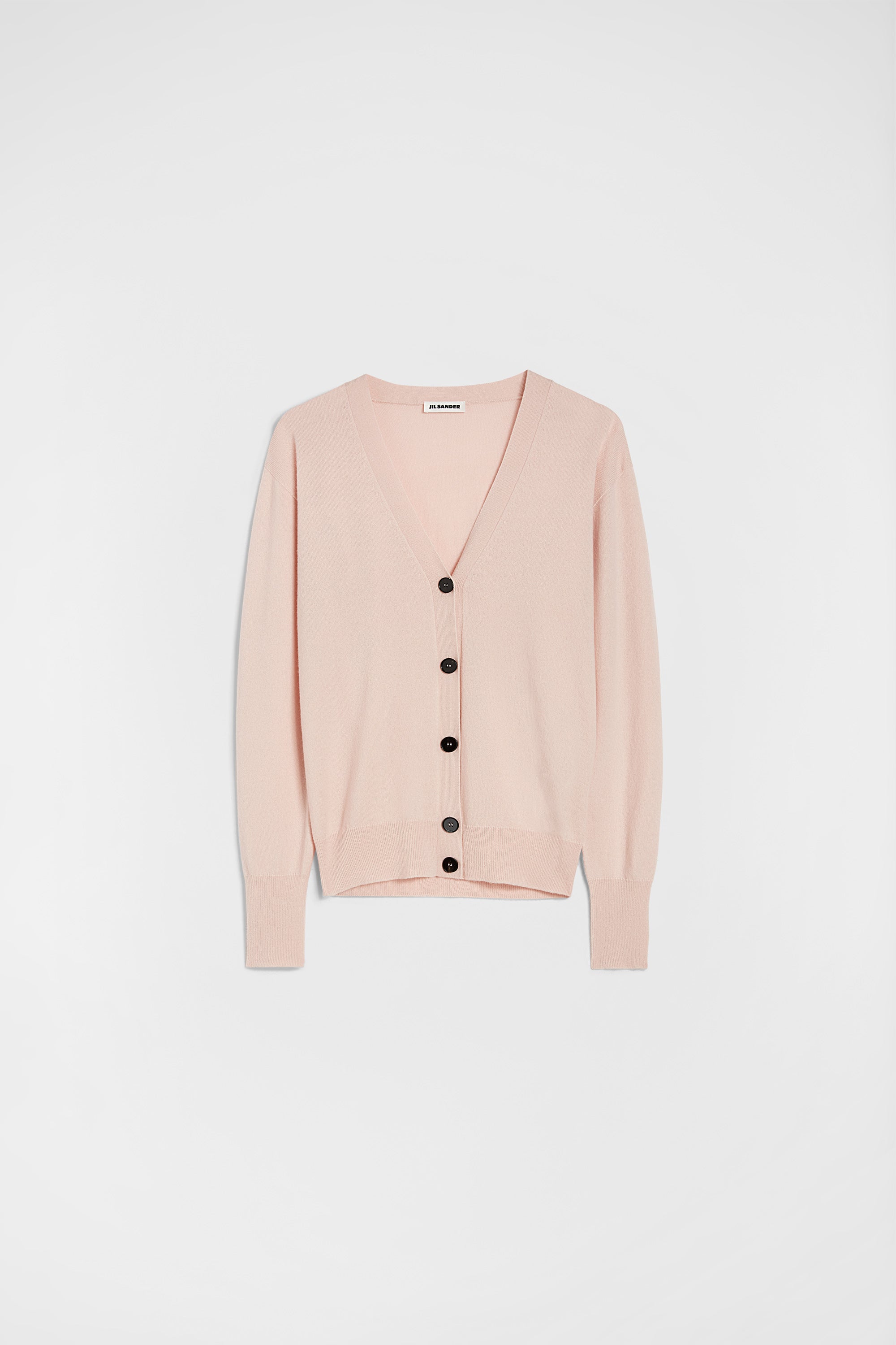 jil sander lightweight cashmere v-neck cardigan for women