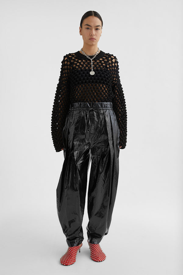 Chunky-Knit Crew-Neck Sweater