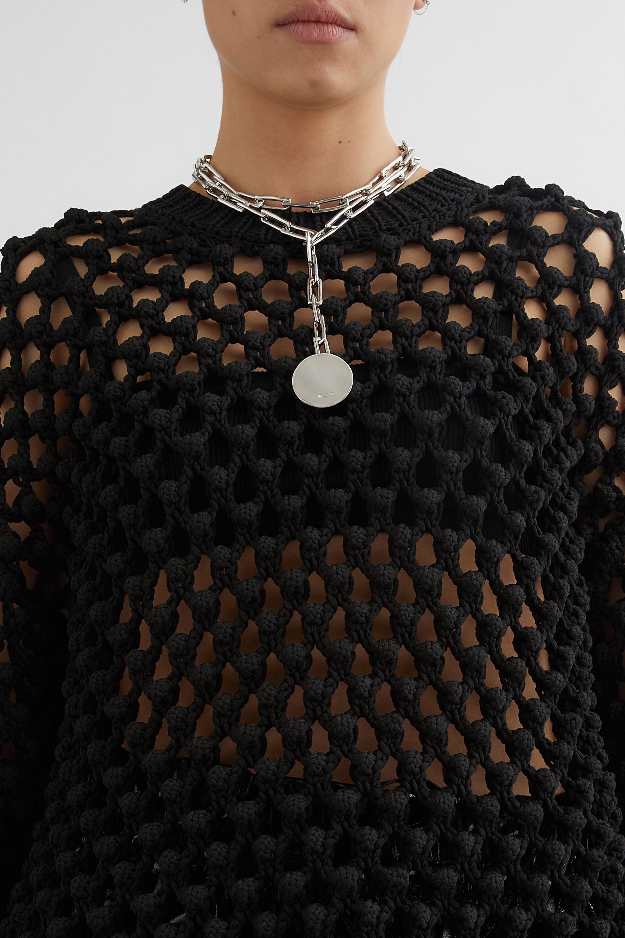 Chunky-Knit Crew-Neck Sweater