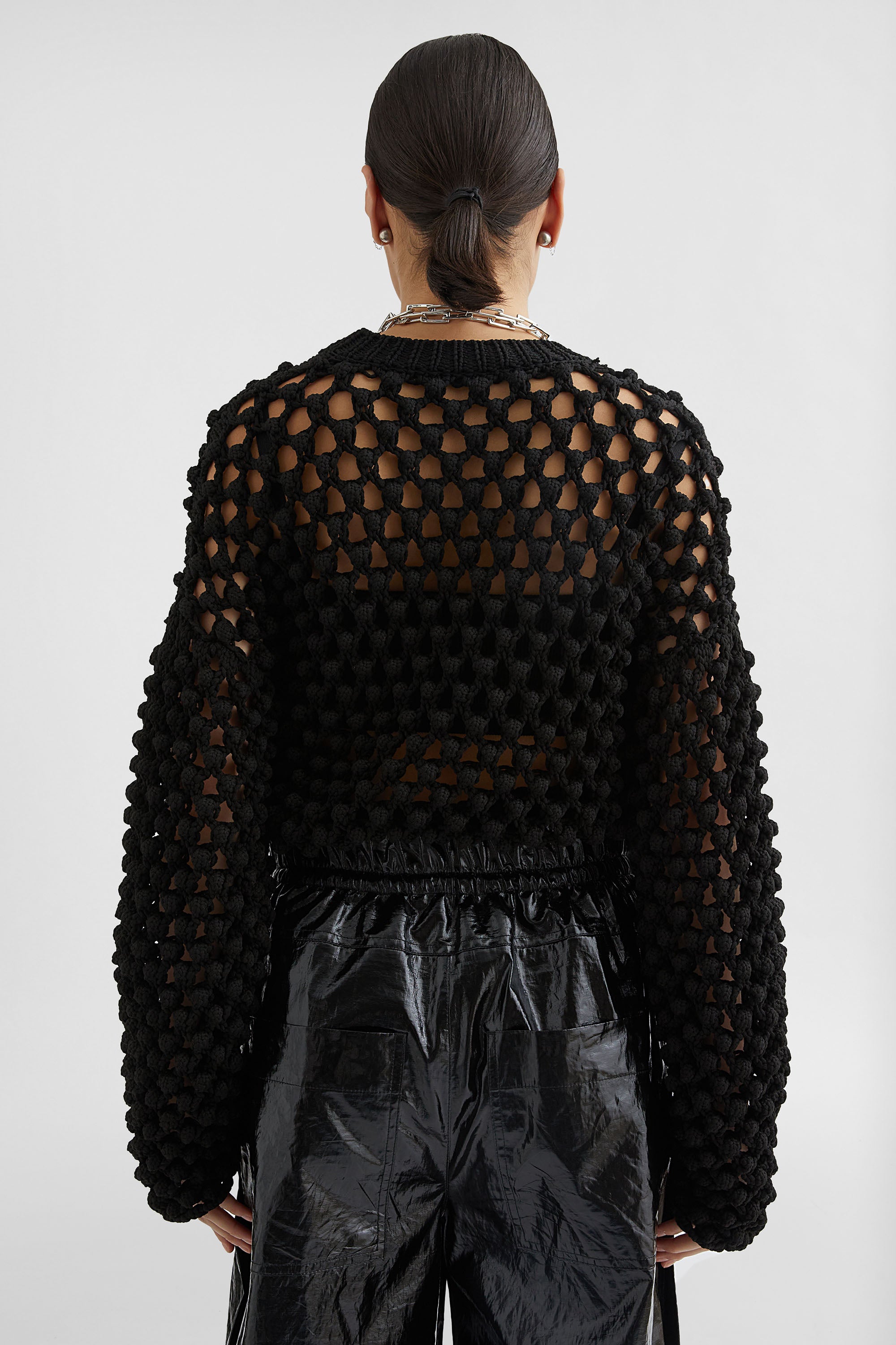 Chunky-Knit Crew-Neck Sweater