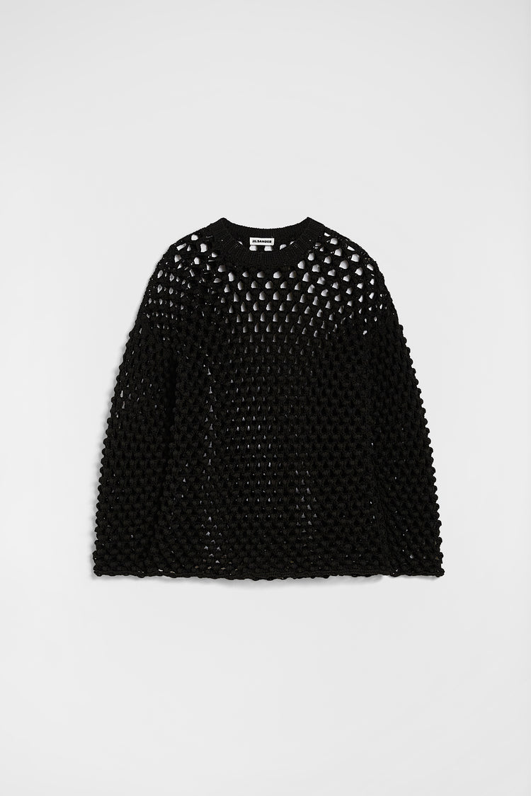 Chunky-Knit Crew-Neck Sweater