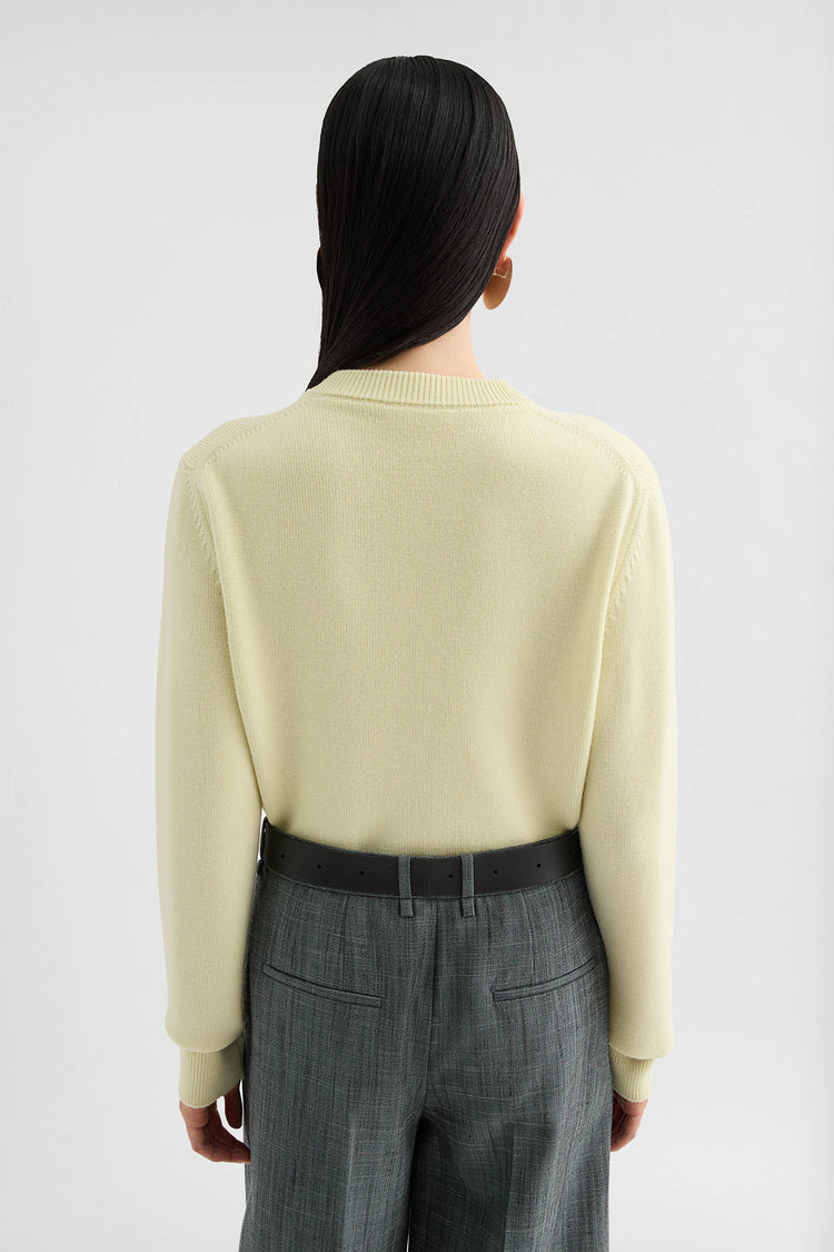 jil sander wool blend embroidered cardigan for women