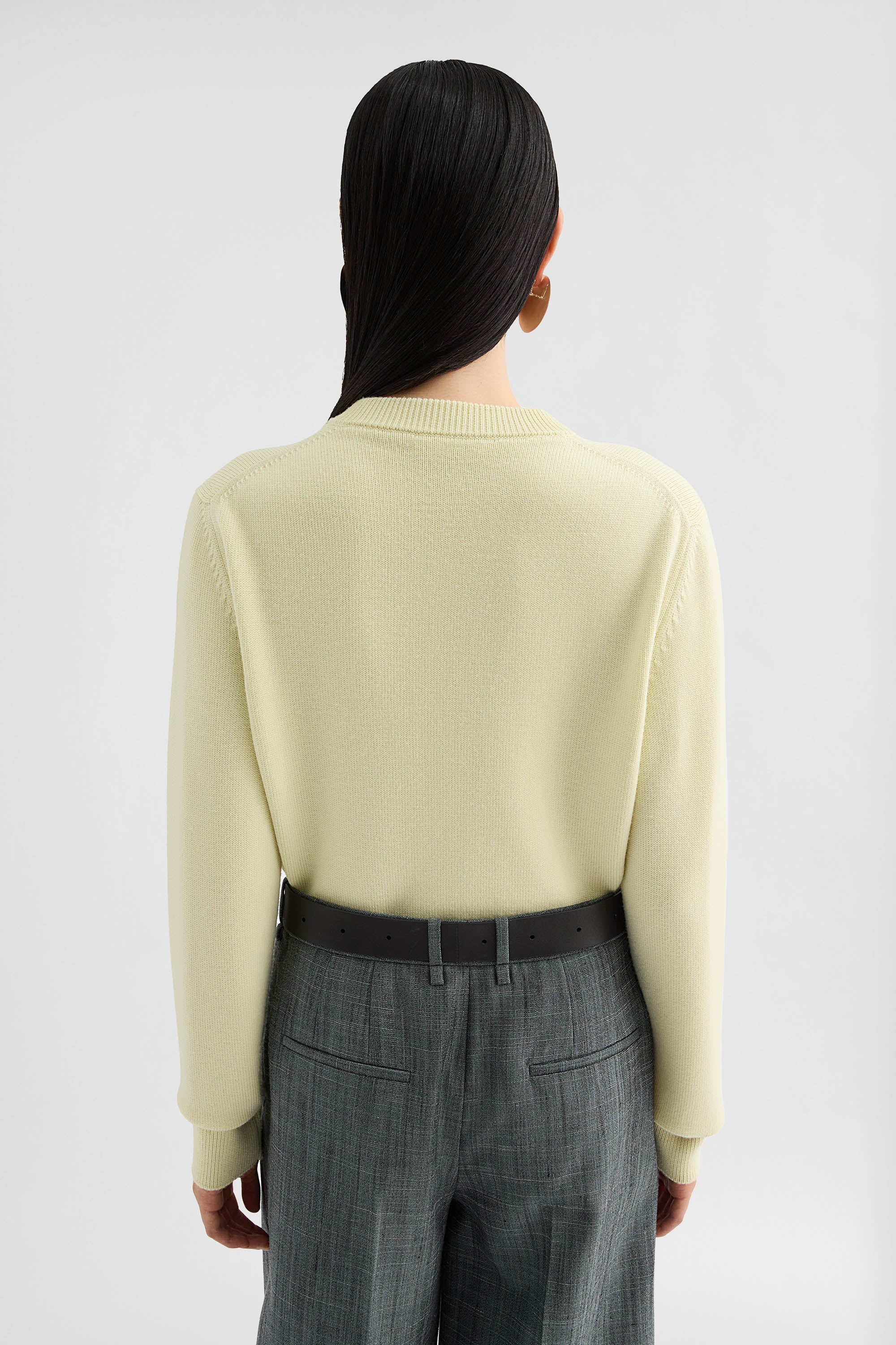 jil sander wool blend embroidered cardigan for women