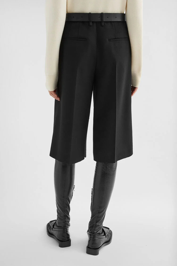 Wool Canvas Bermuda Shorts