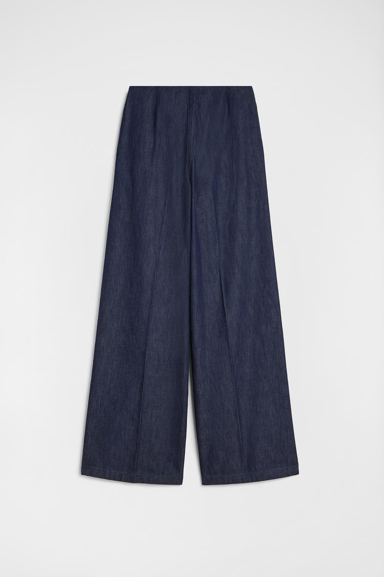 جيل ساندر cotton chambray trousers لـ النساء