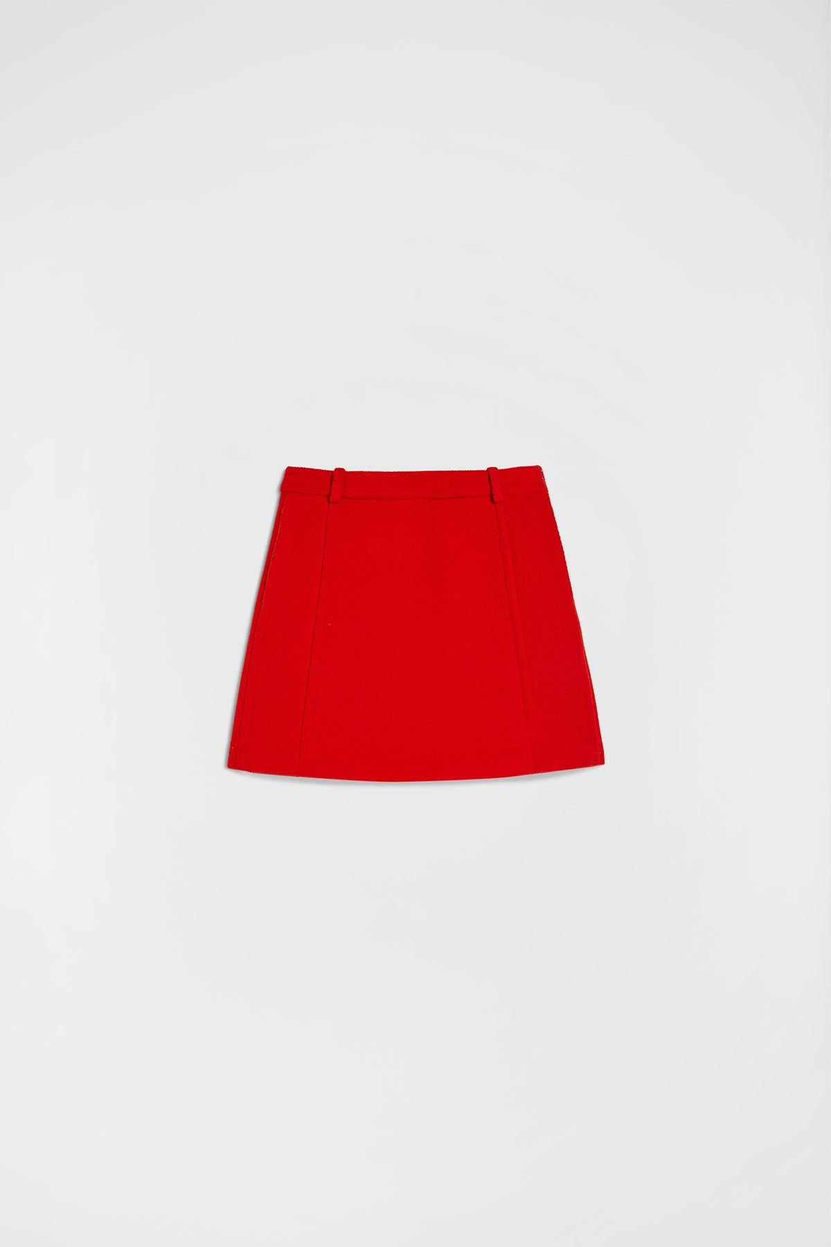 jil sander wool chevron mini skirt for women