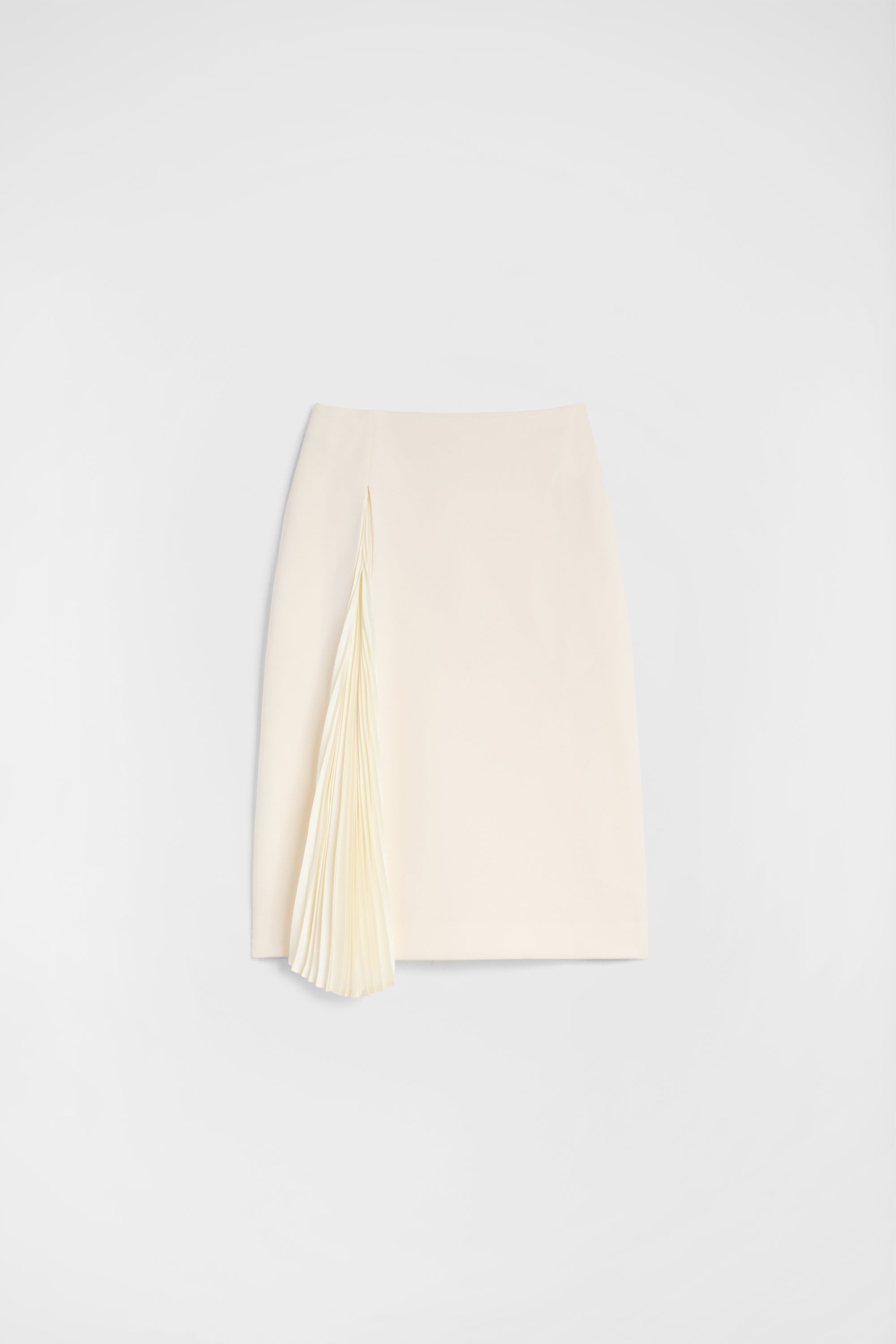 جيل ساندر wool sablé pleated skirt لـ النساء