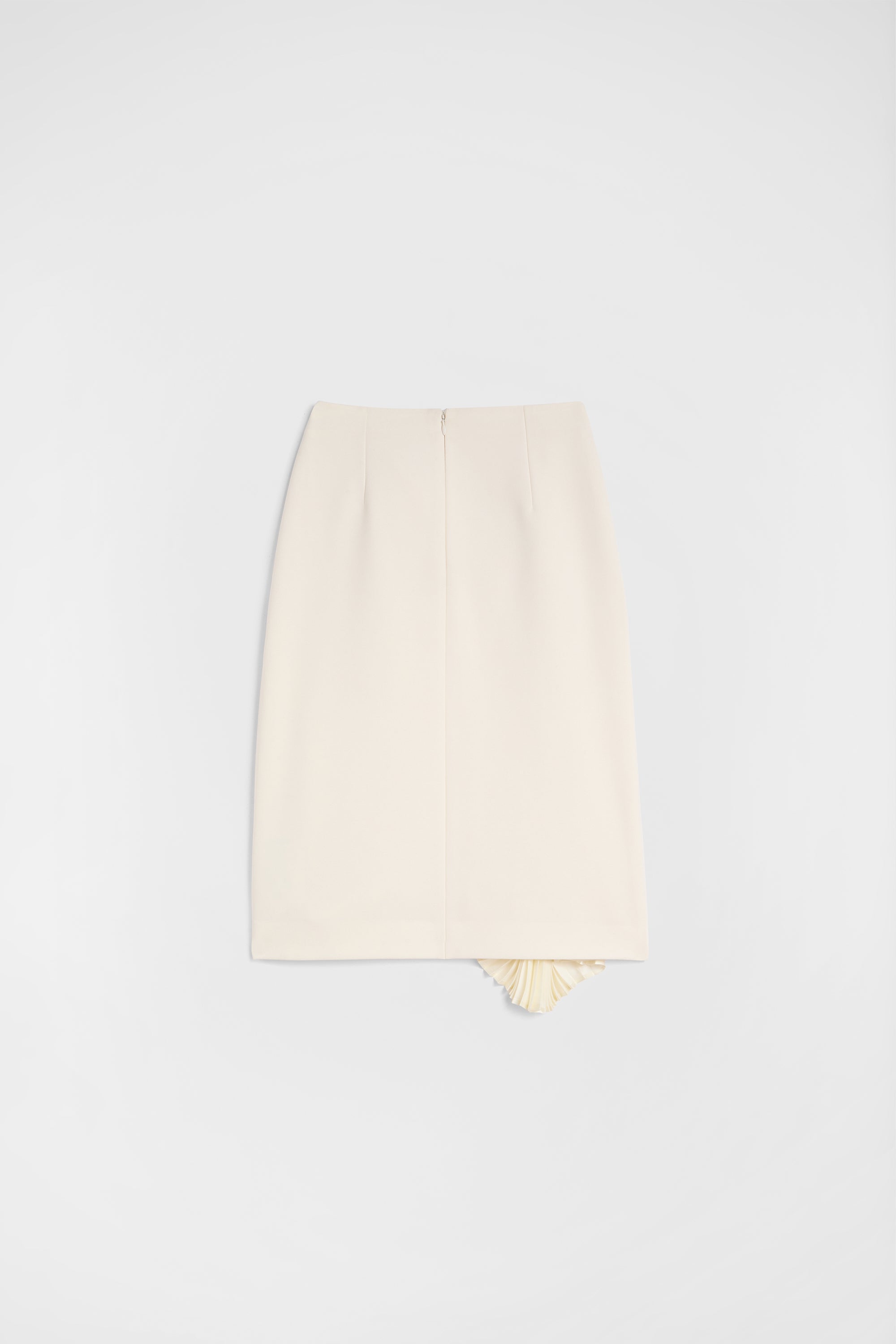 جيل ساندر wool sablé pleated skirt لـ النساء