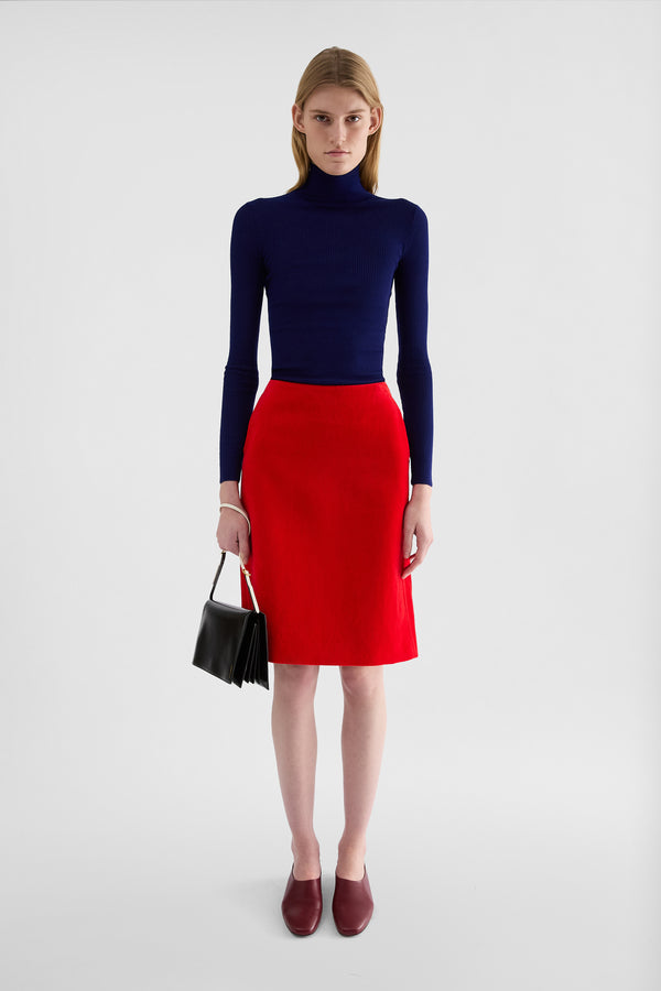 jil sander velvet skirt for women