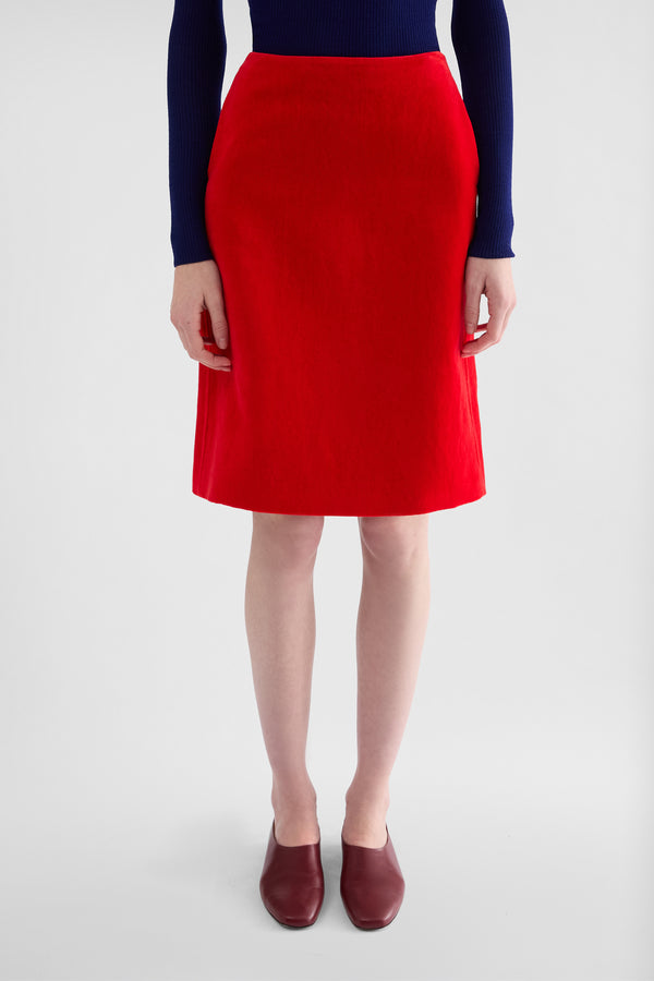 jil sander velvet skirt for women