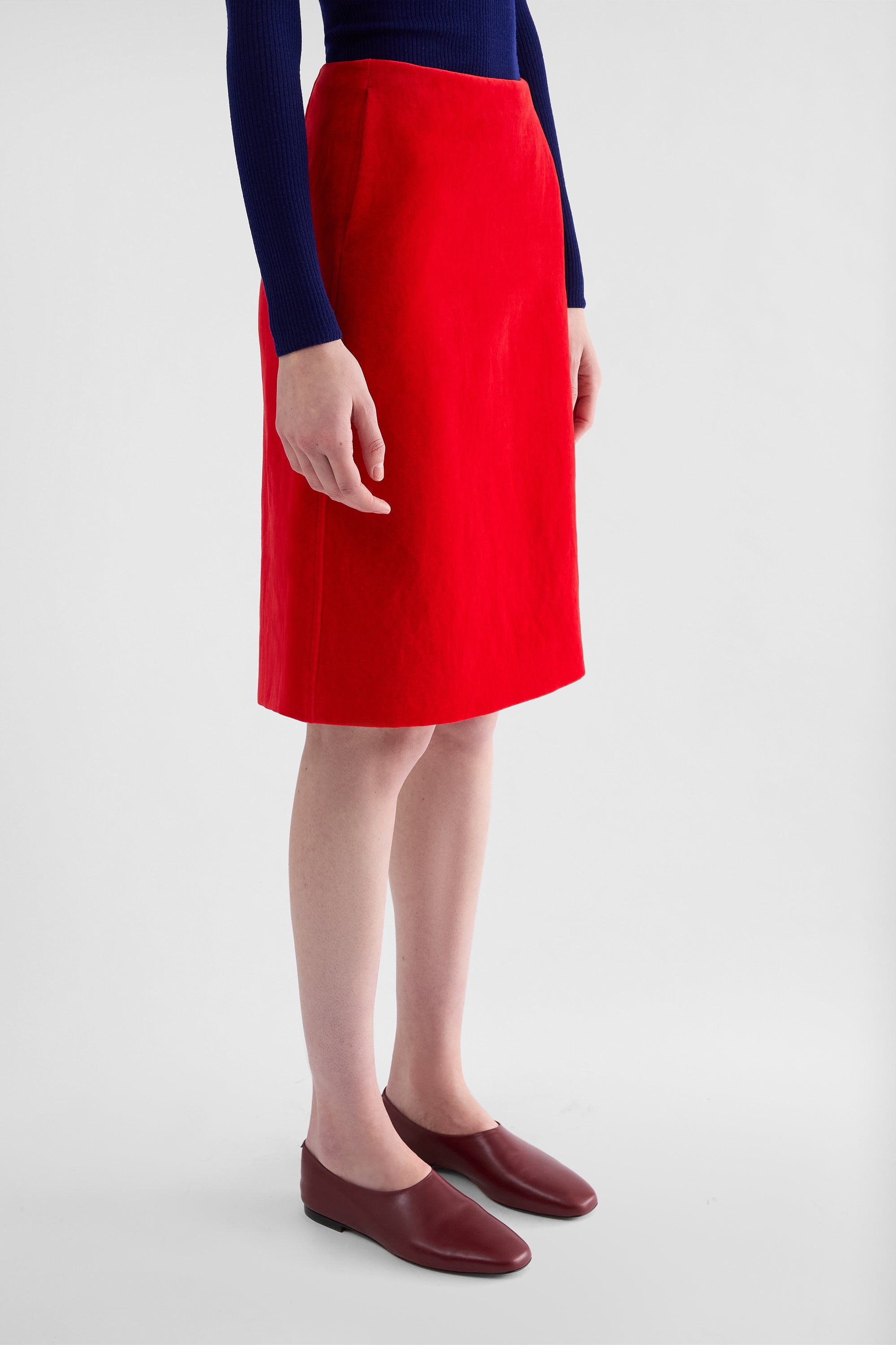 jil sander velvet skirt for women
