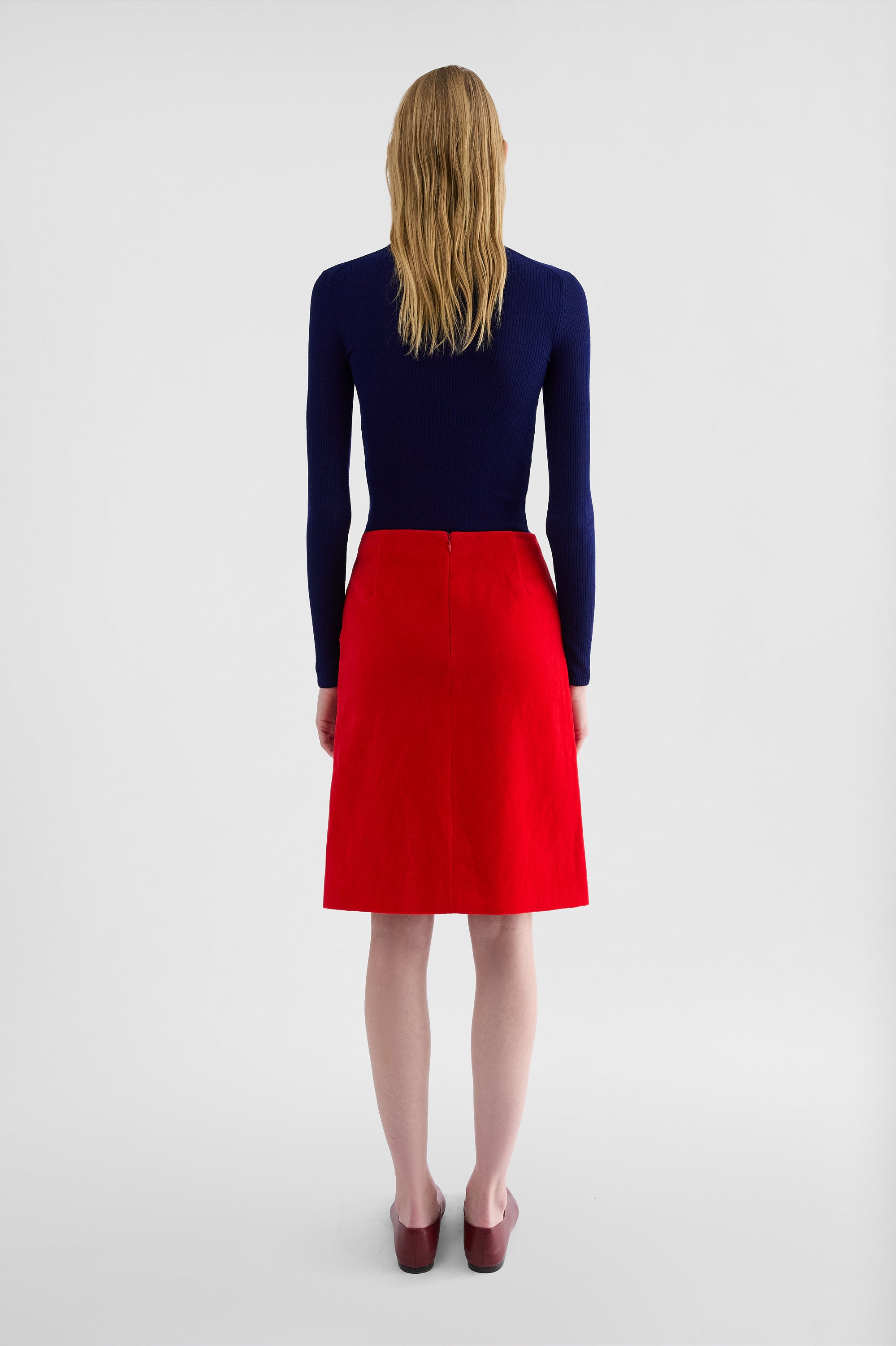 jil sander velvet skirt for women