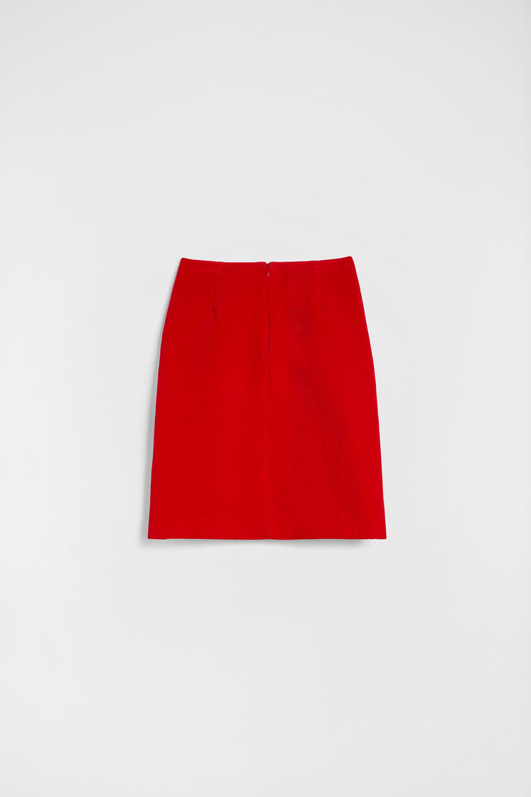 jil sander velvet skirt for women
