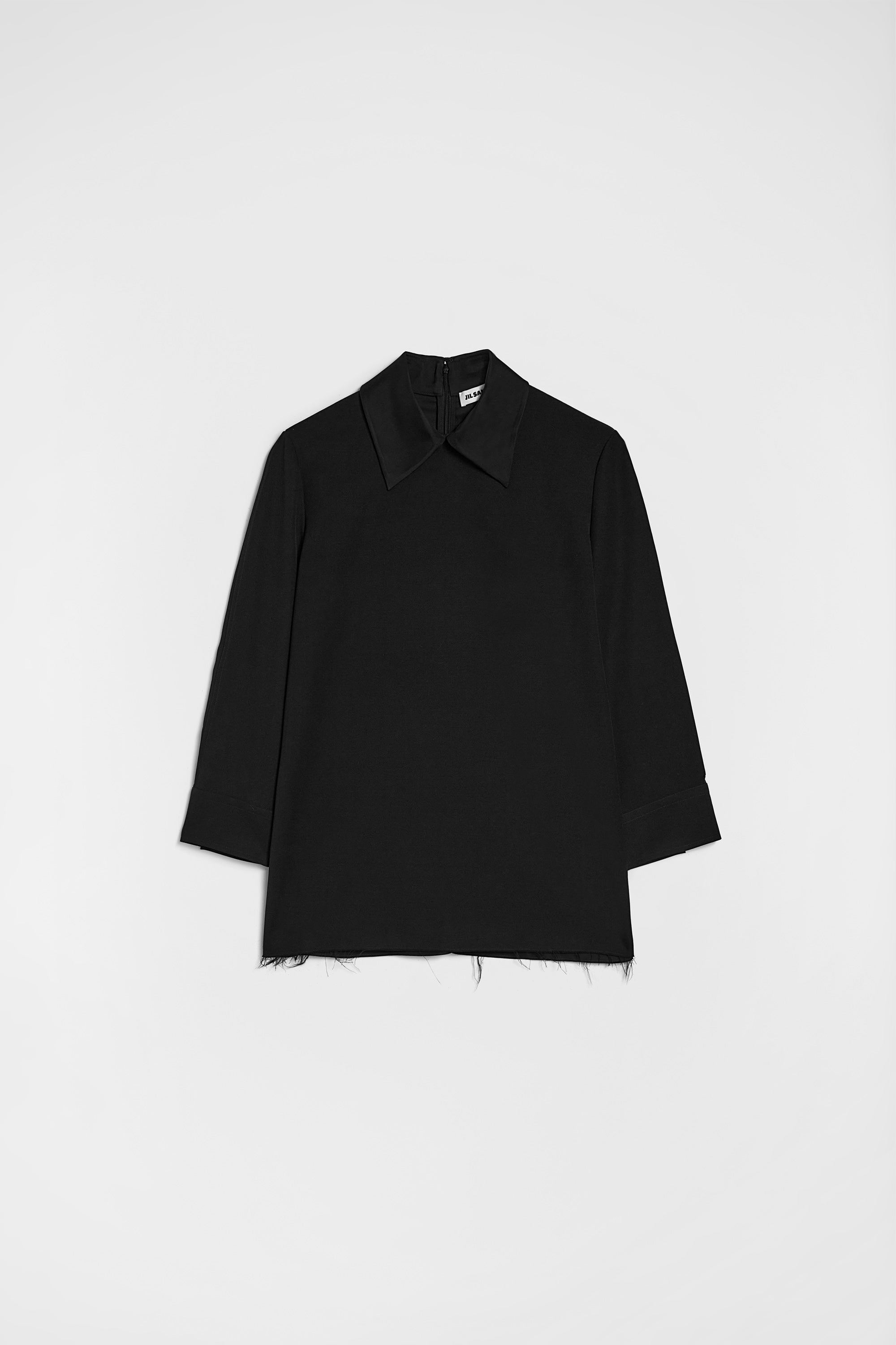 jil sander wool gabardine shirt for women