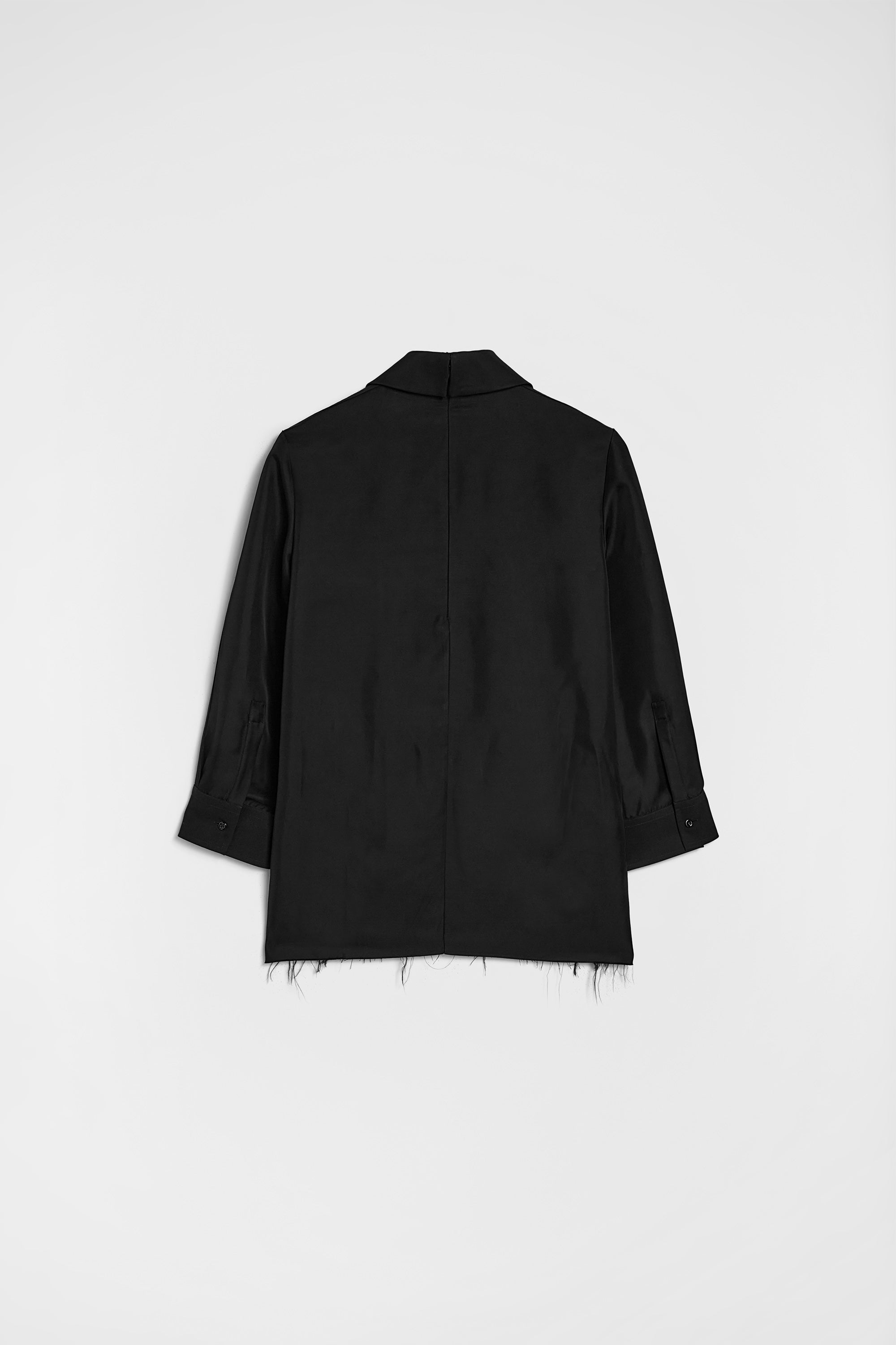 jil sander wool gabardine shirt for women