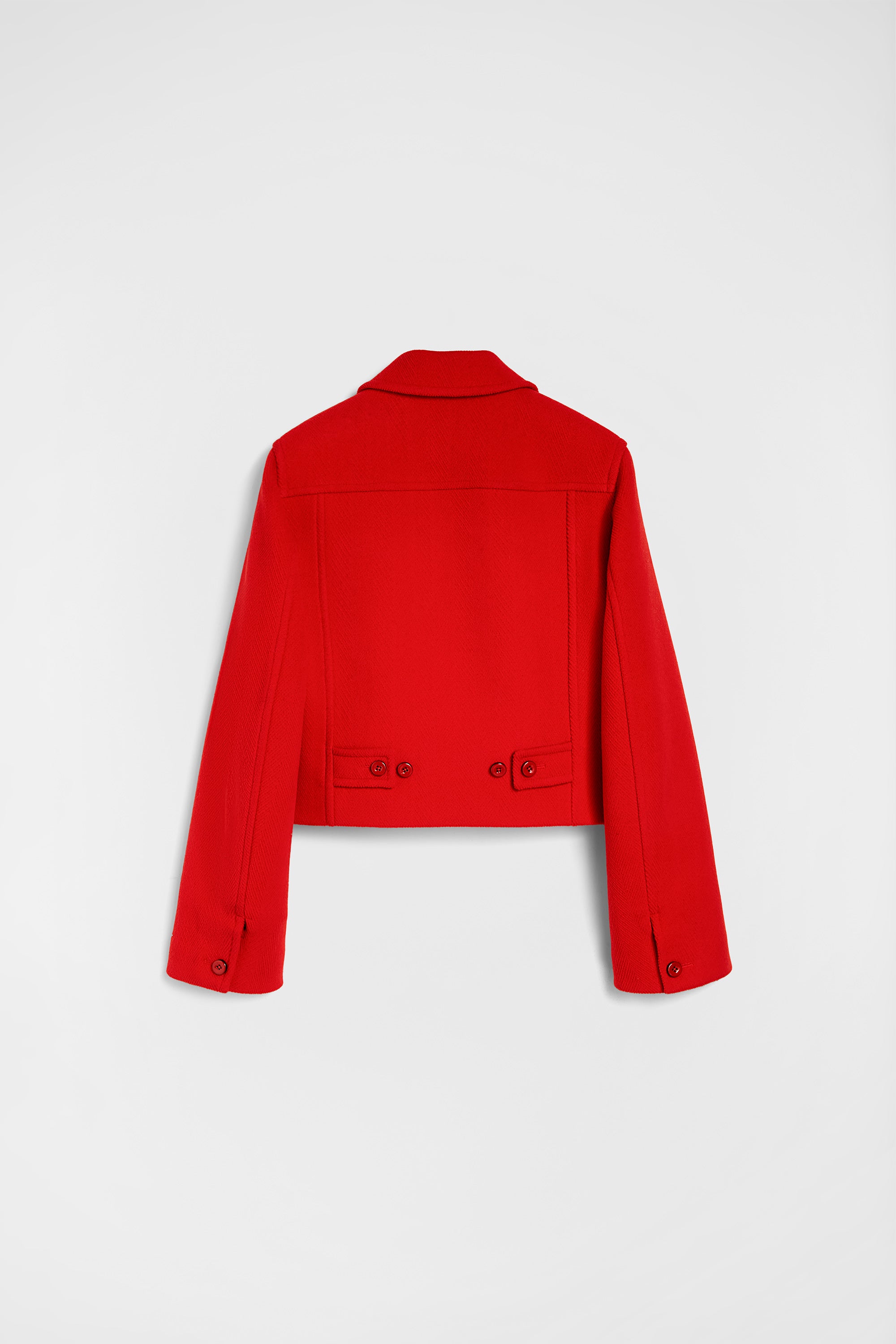 jil sander wool chevron jacket for women