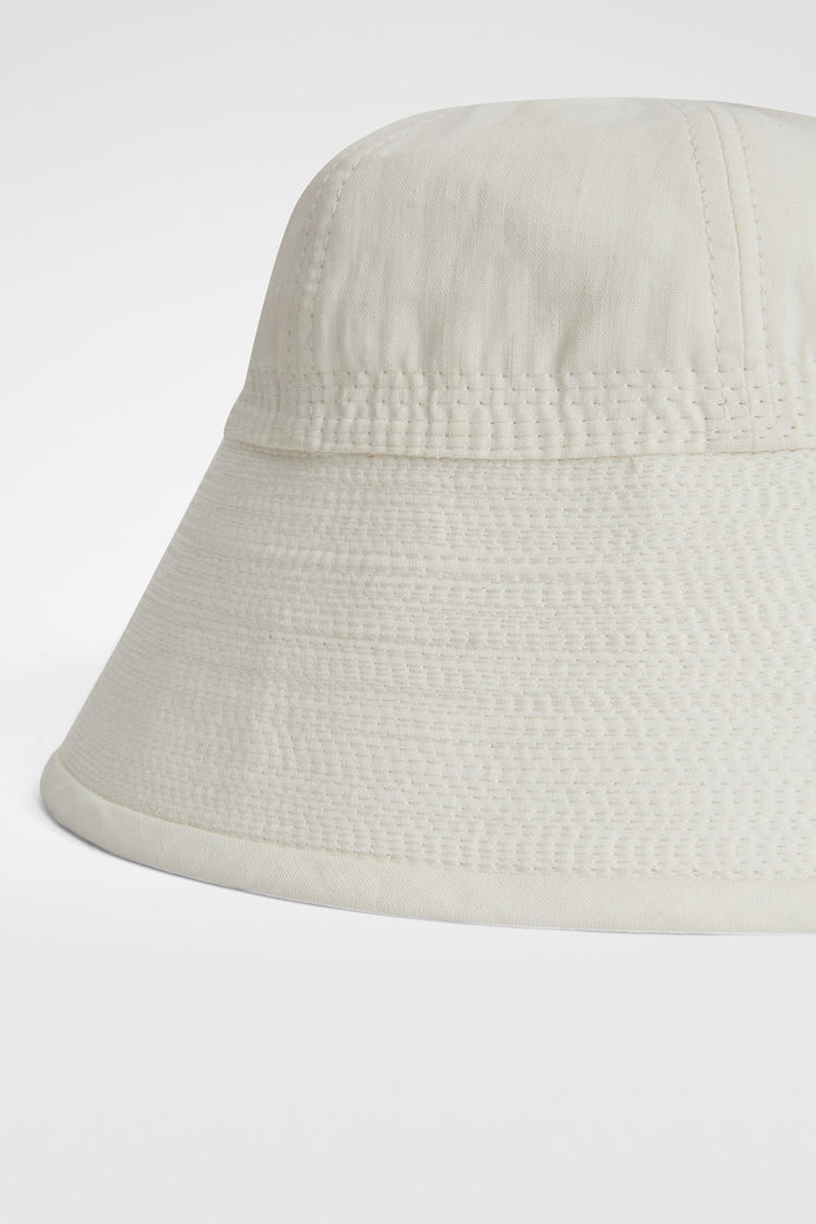 jil sander linen bucket hat for women and men