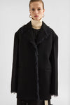 Wool Gabardine Caban