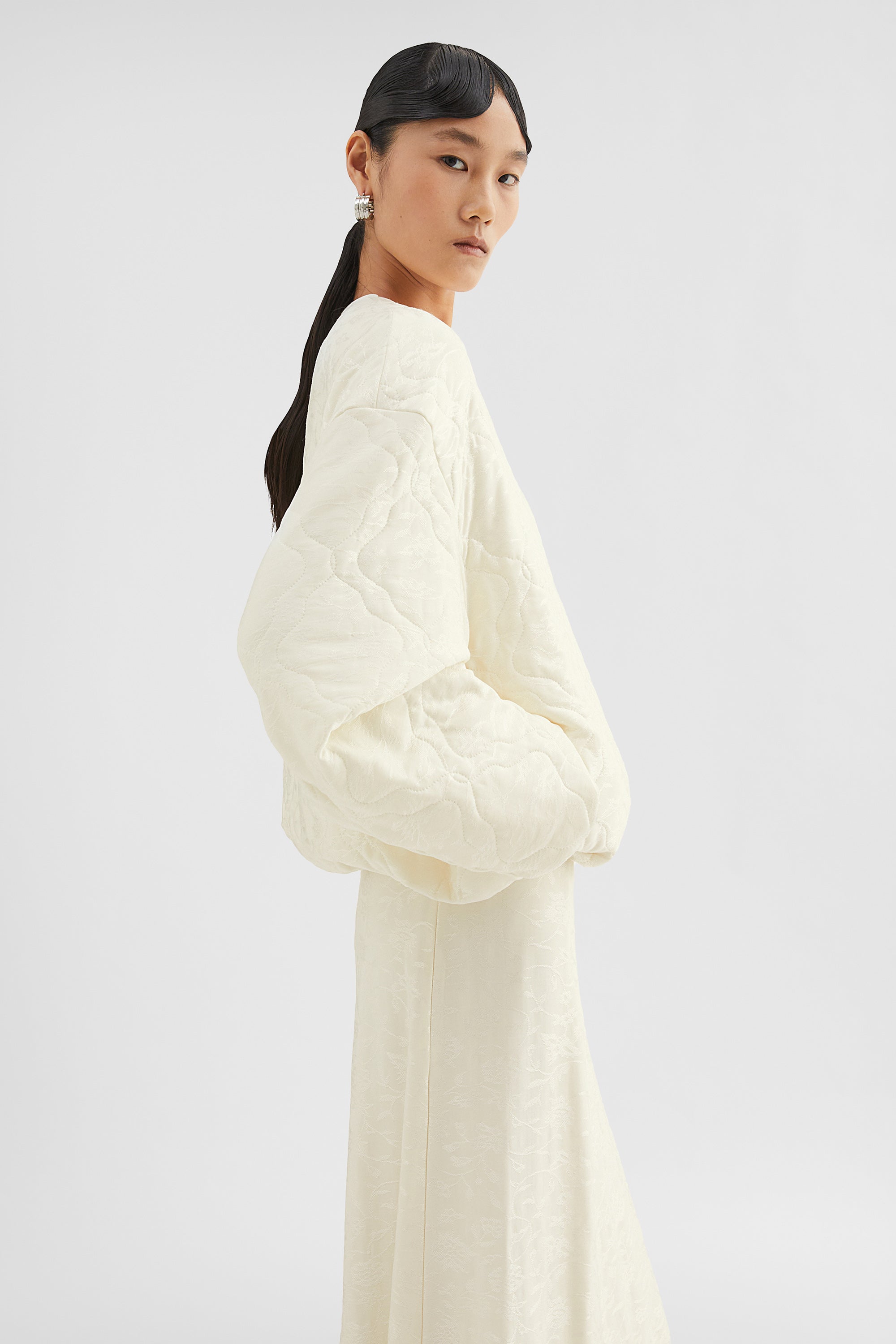 jil sander jacquard bomber jacket for women