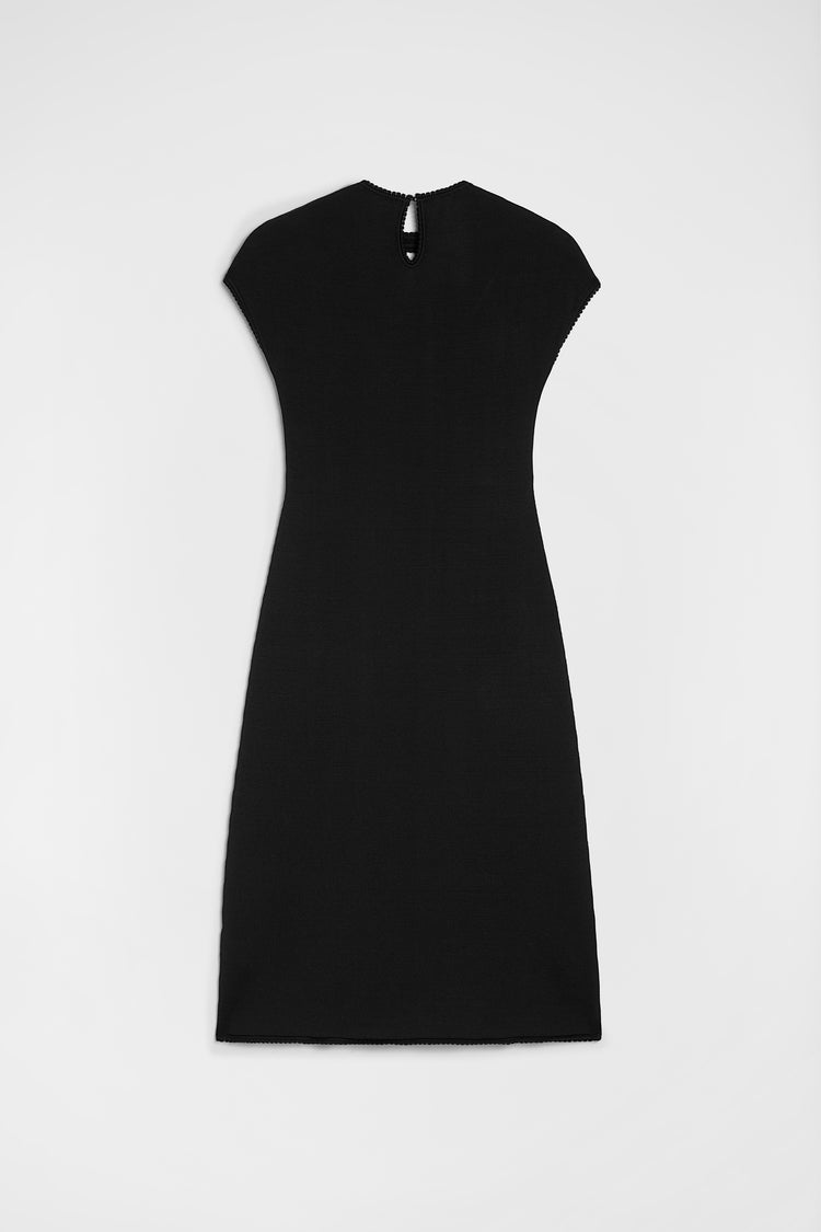 jil sander viscose knit kimono dress for women