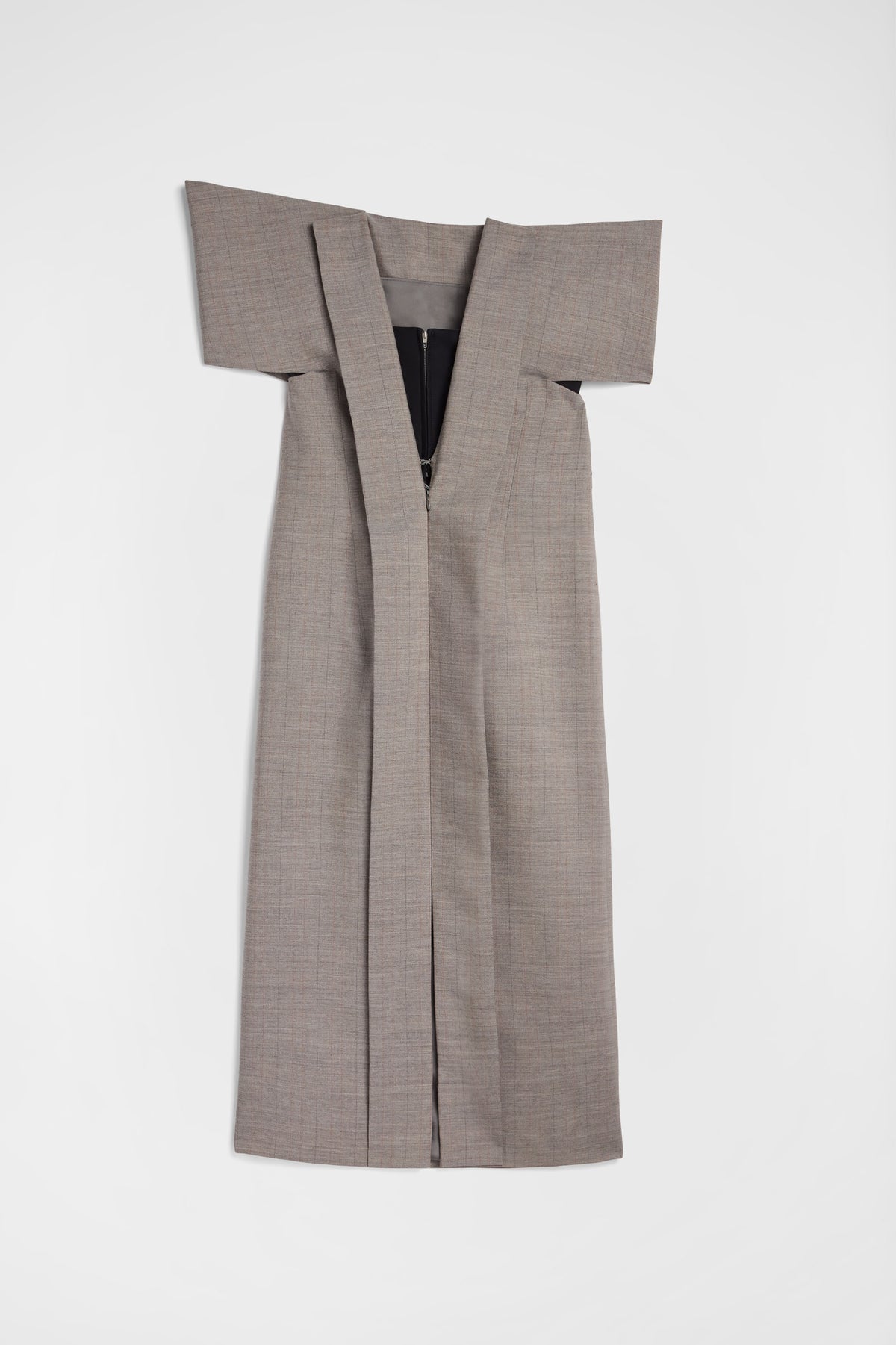 jil sander wool off-the-shoulder dress for women