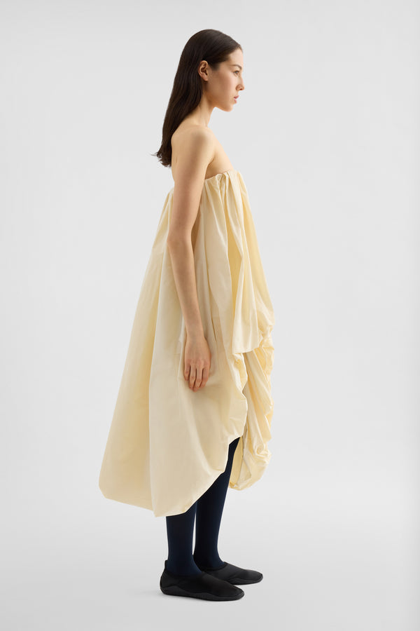 jil sander lightweight taffeta bustier dress for women