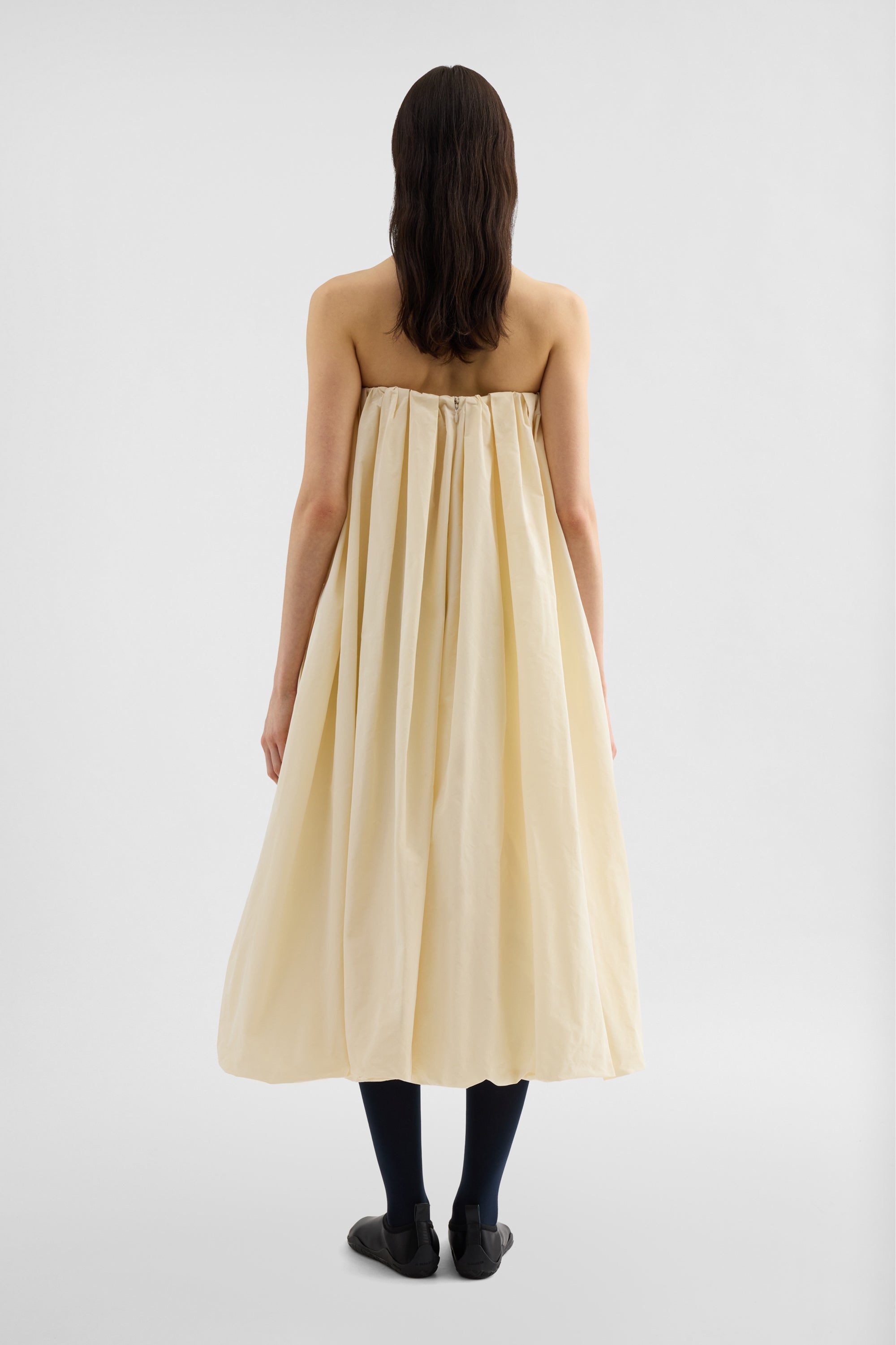 jil sander lightweight taffeta bustier dress for women
