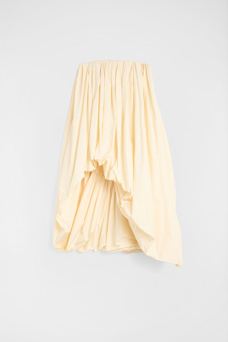 jil sander lightweight taffeta bustier dress for women