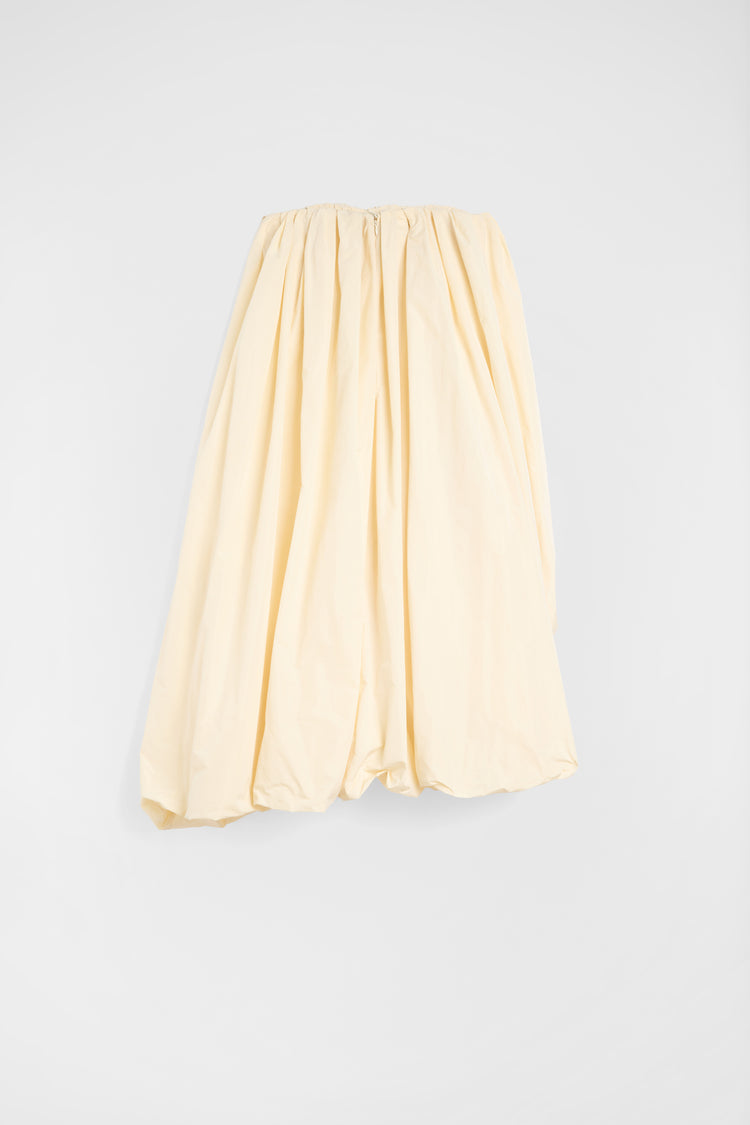 jil sander lightweight taffeta bustier dress for women