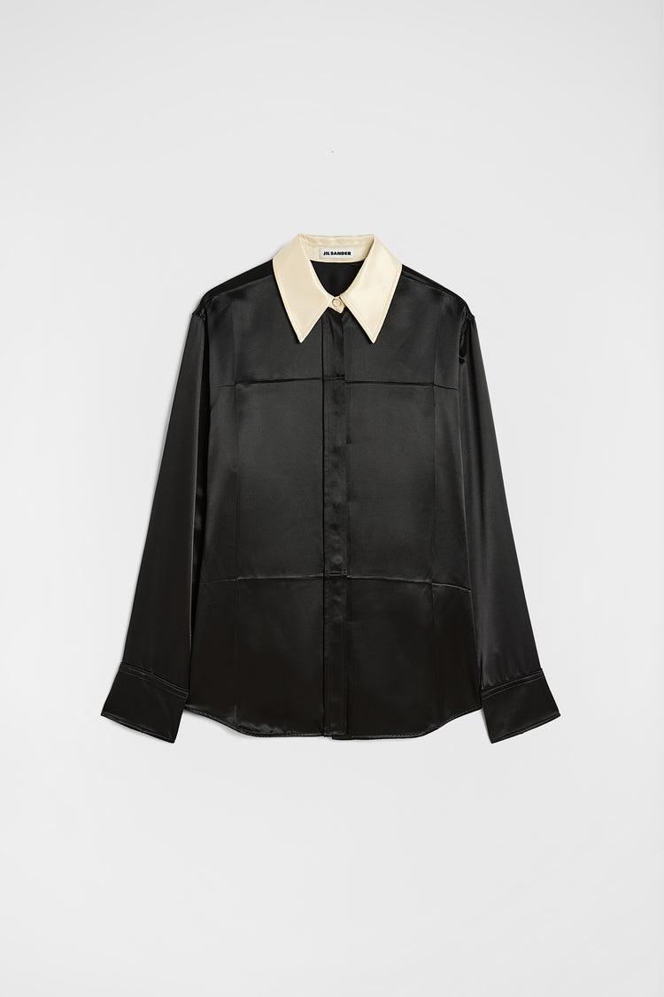 jil sander fluid satin shirt for women