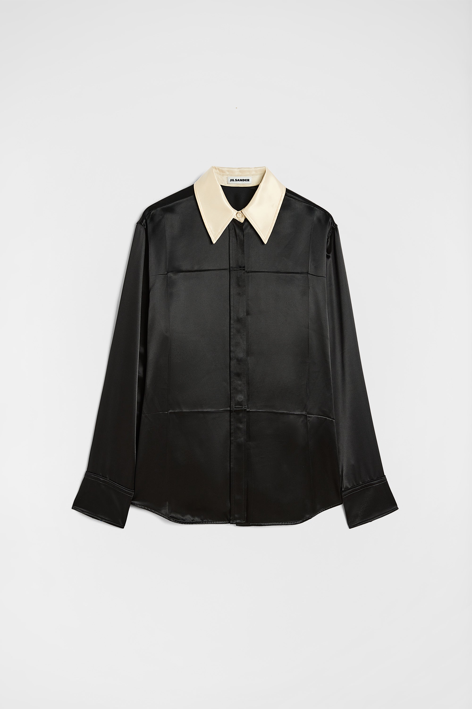 jil sander fluid satin shirt for women