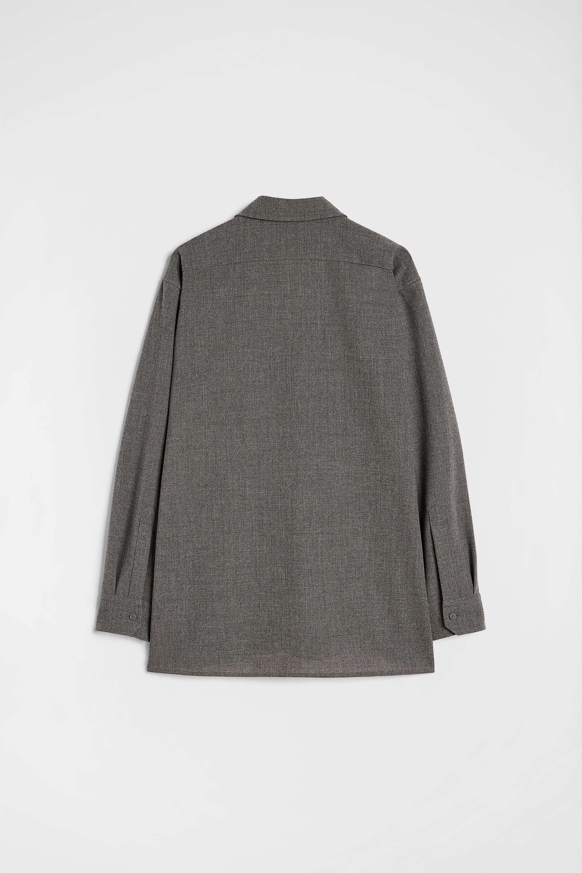 jil sander wool canvas shirt for women