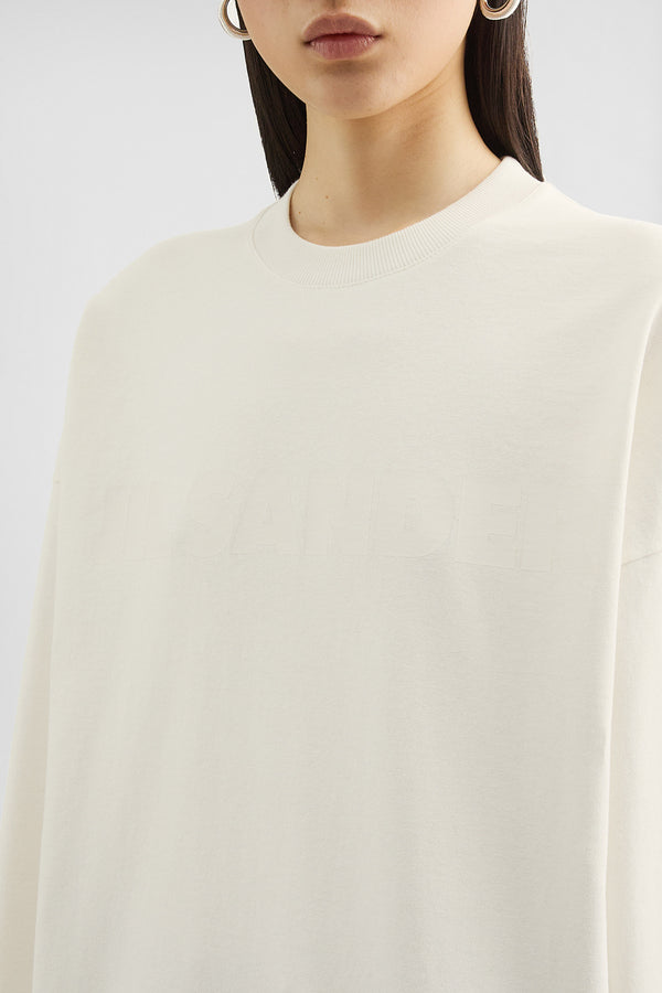 jil sander logo t-shirt for women