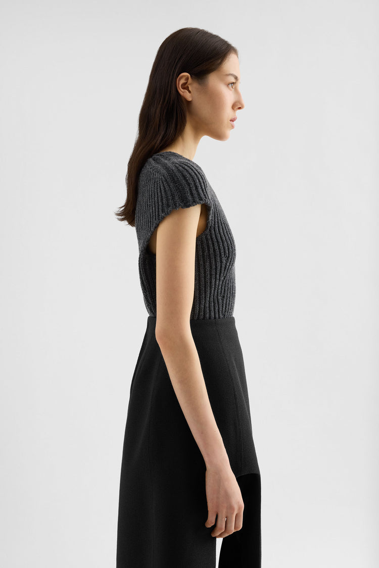 jil sander wool knit top for women