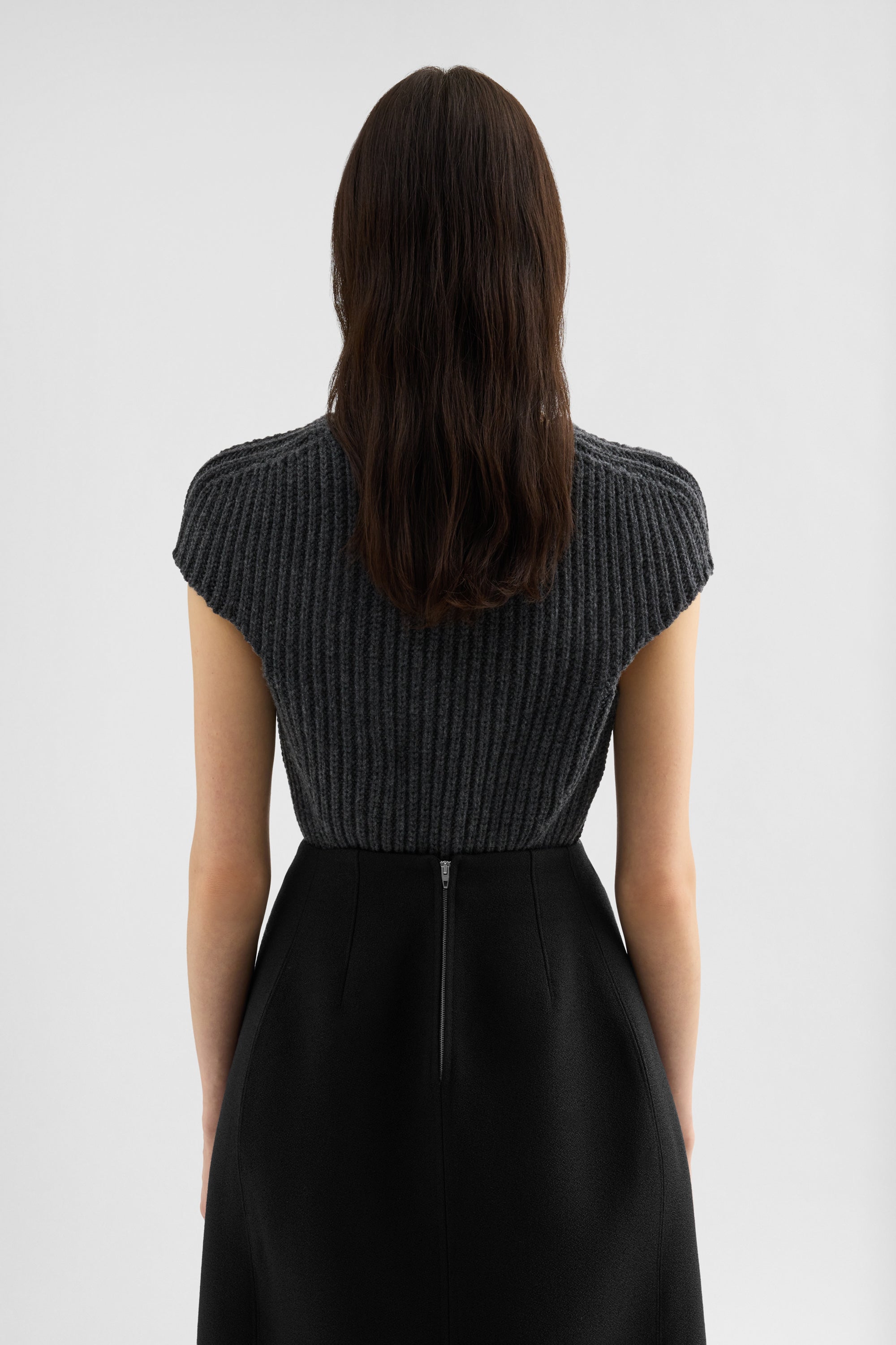 jil sander wool knit top for women