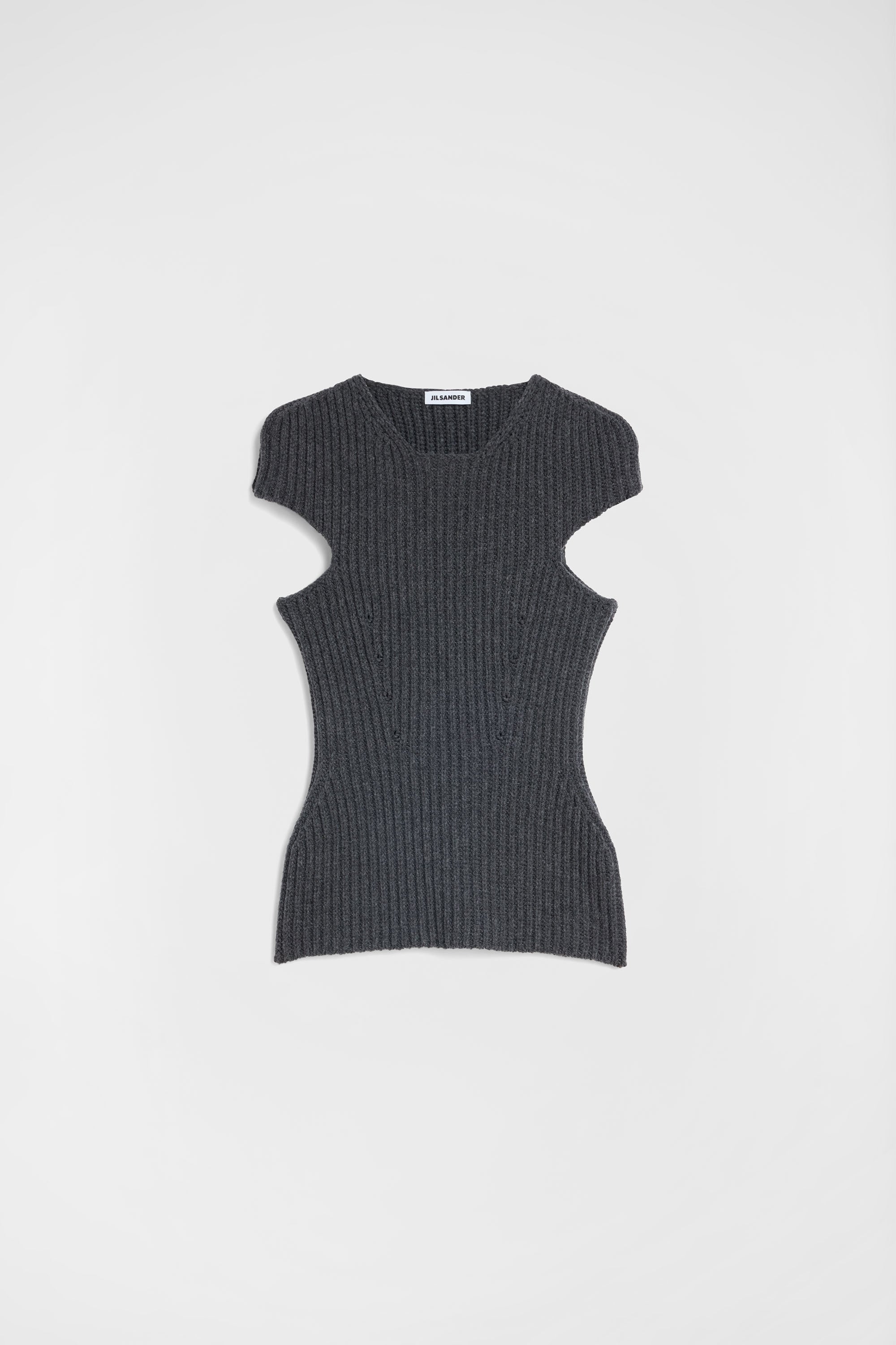jil sander wool knit top for women