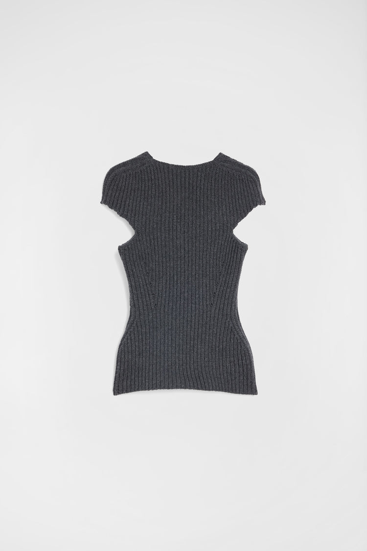 jil sander wool knit top for women