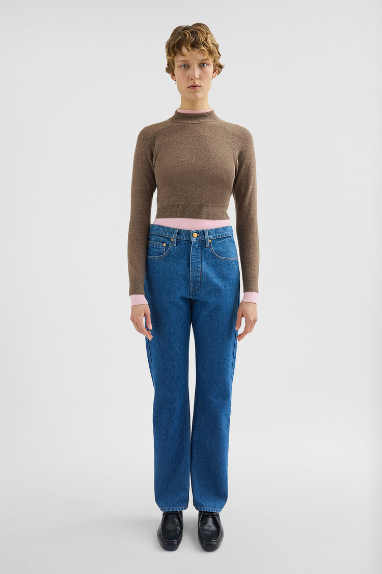 jil sander technical mock-neck sweater for women