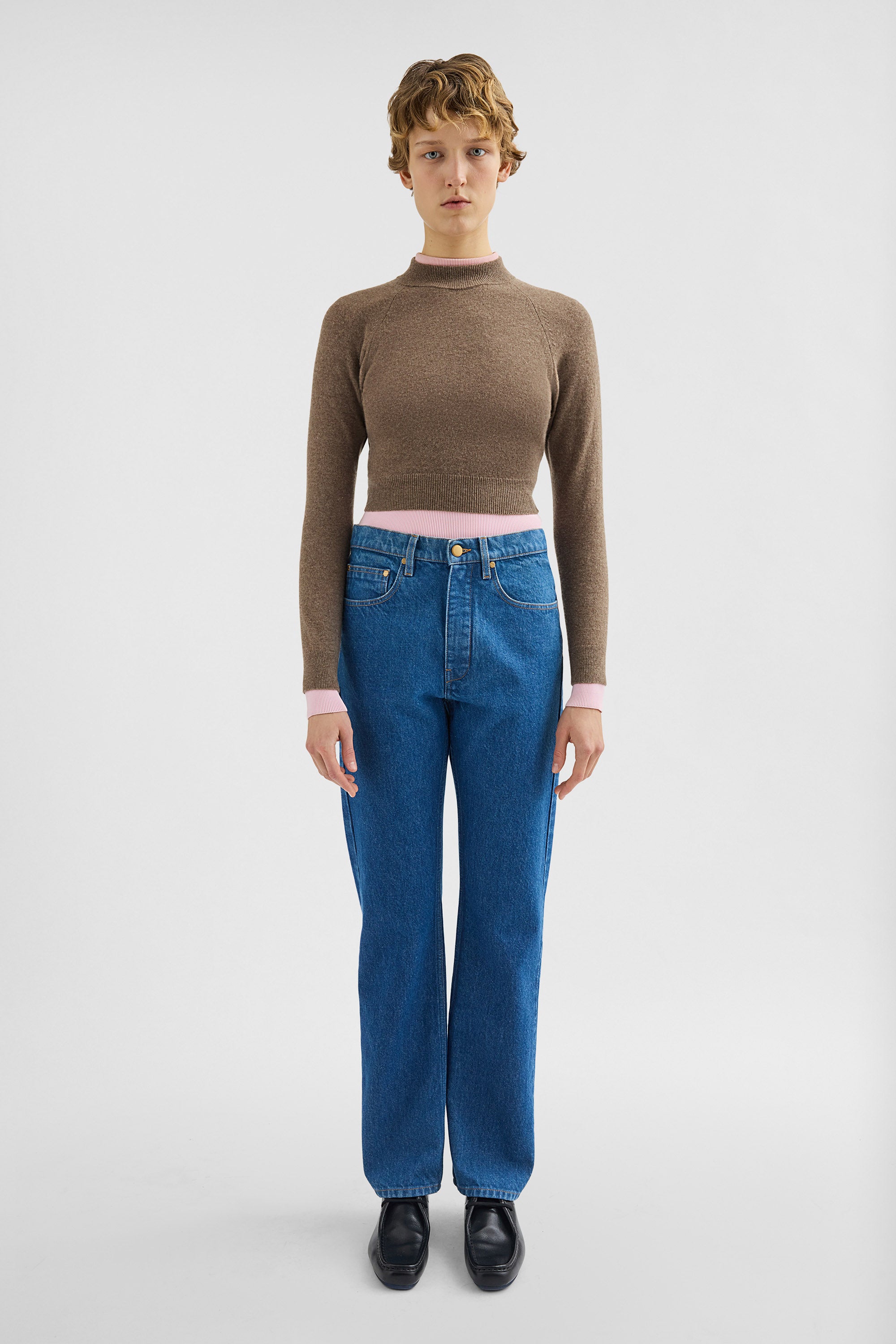 jil sander technical mock-neck sweater for women