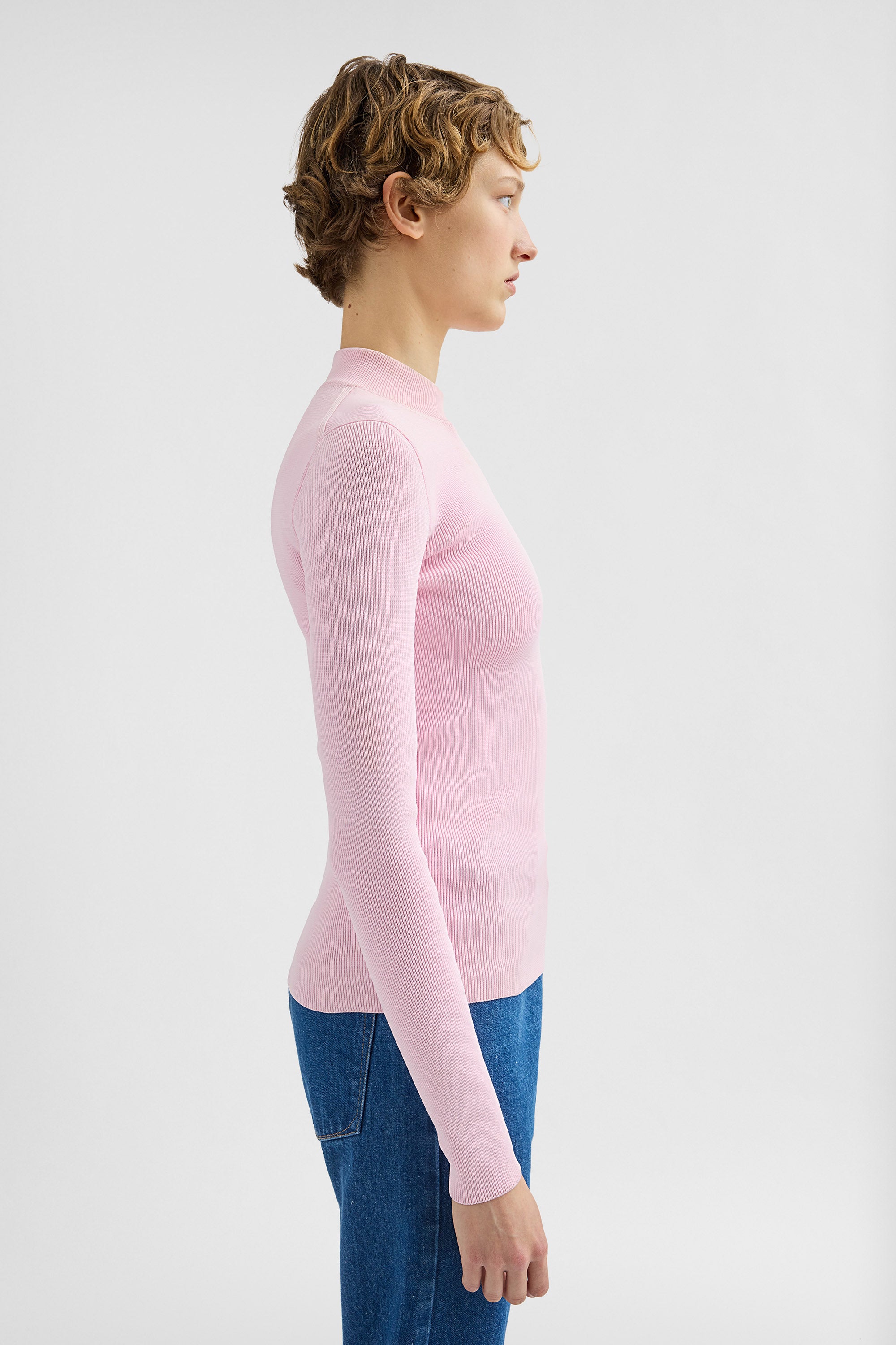 jil sander technical mock-neck sweater for women