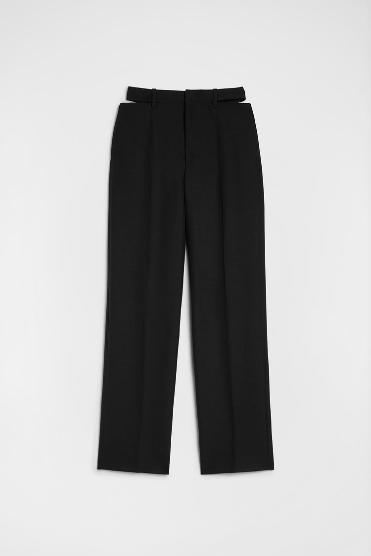 jil sander wool blend trousers for women