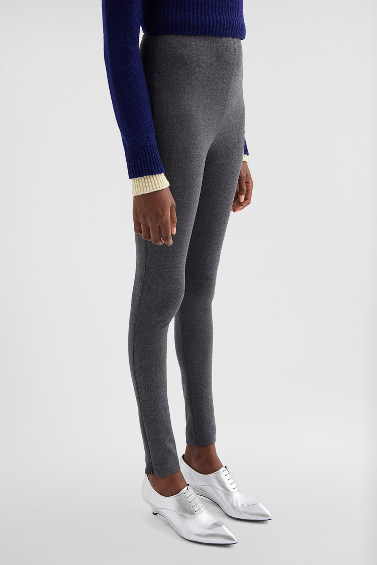 jil sander stretch wool leggings for women