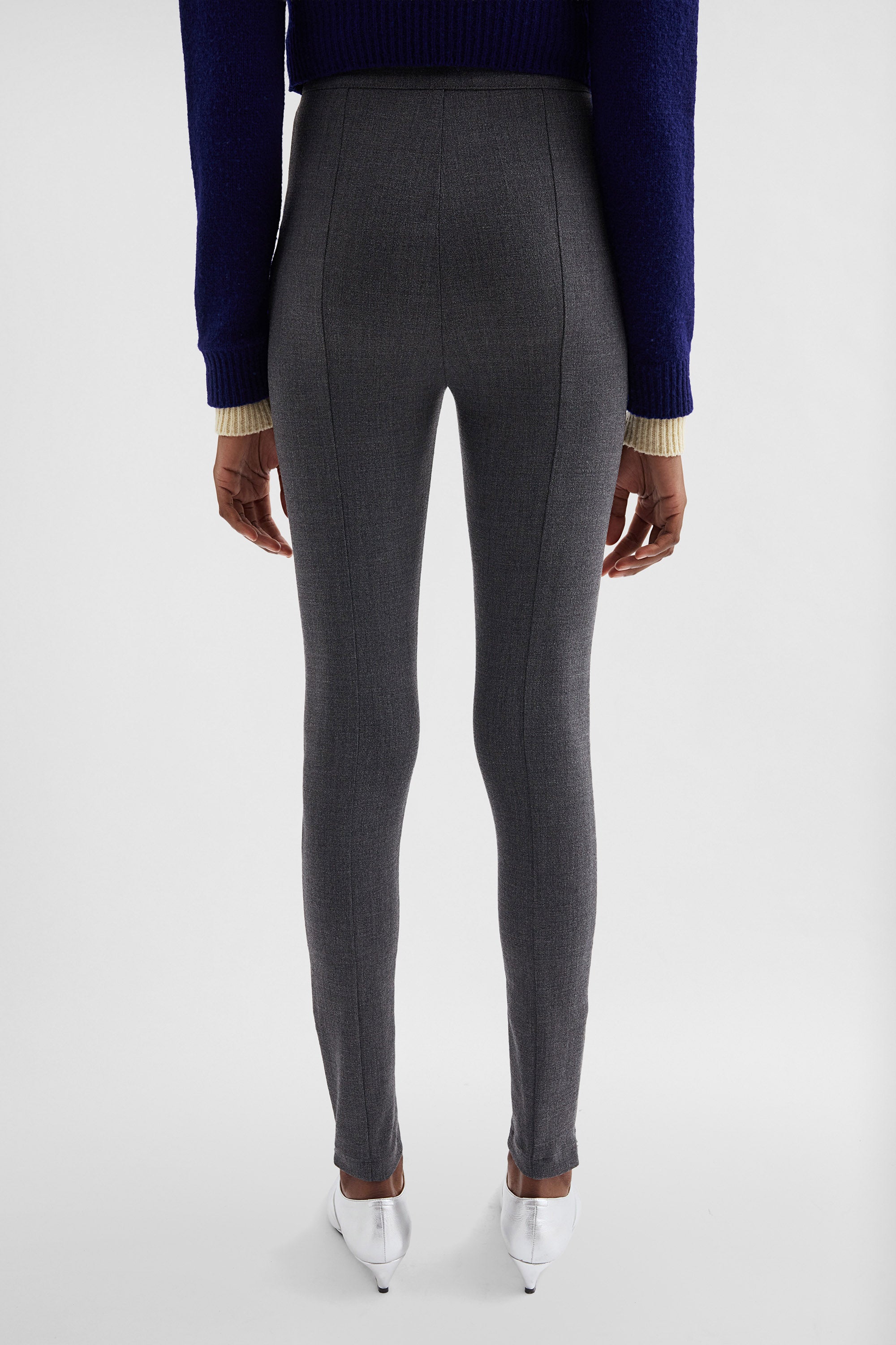 jil sander stretch wool leggings for women
